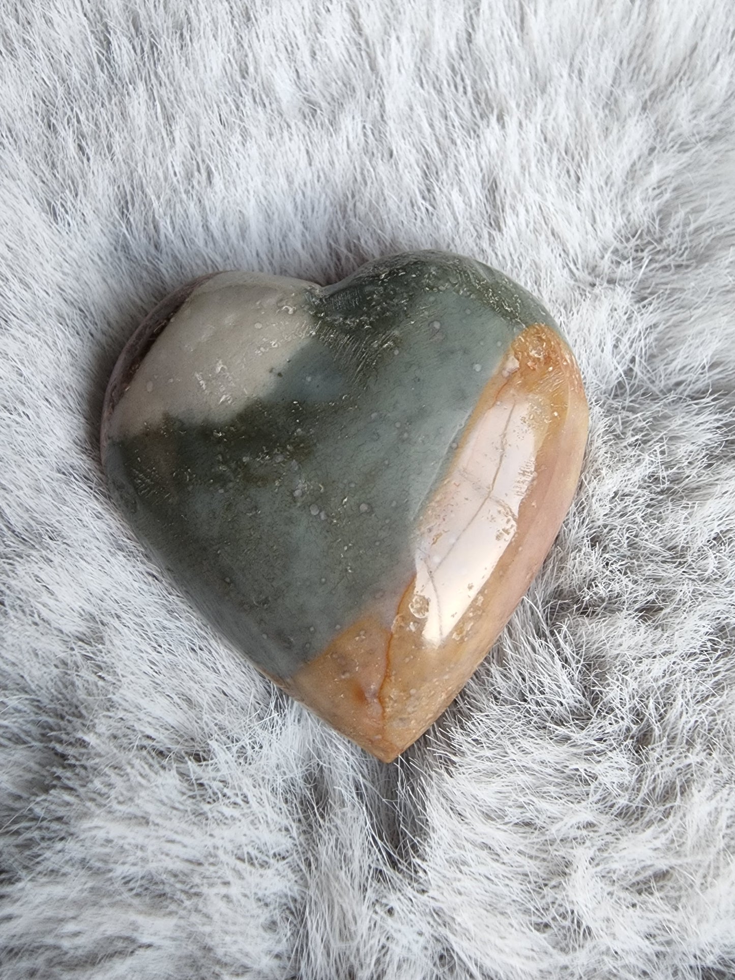 Polychrome Jasper Heart