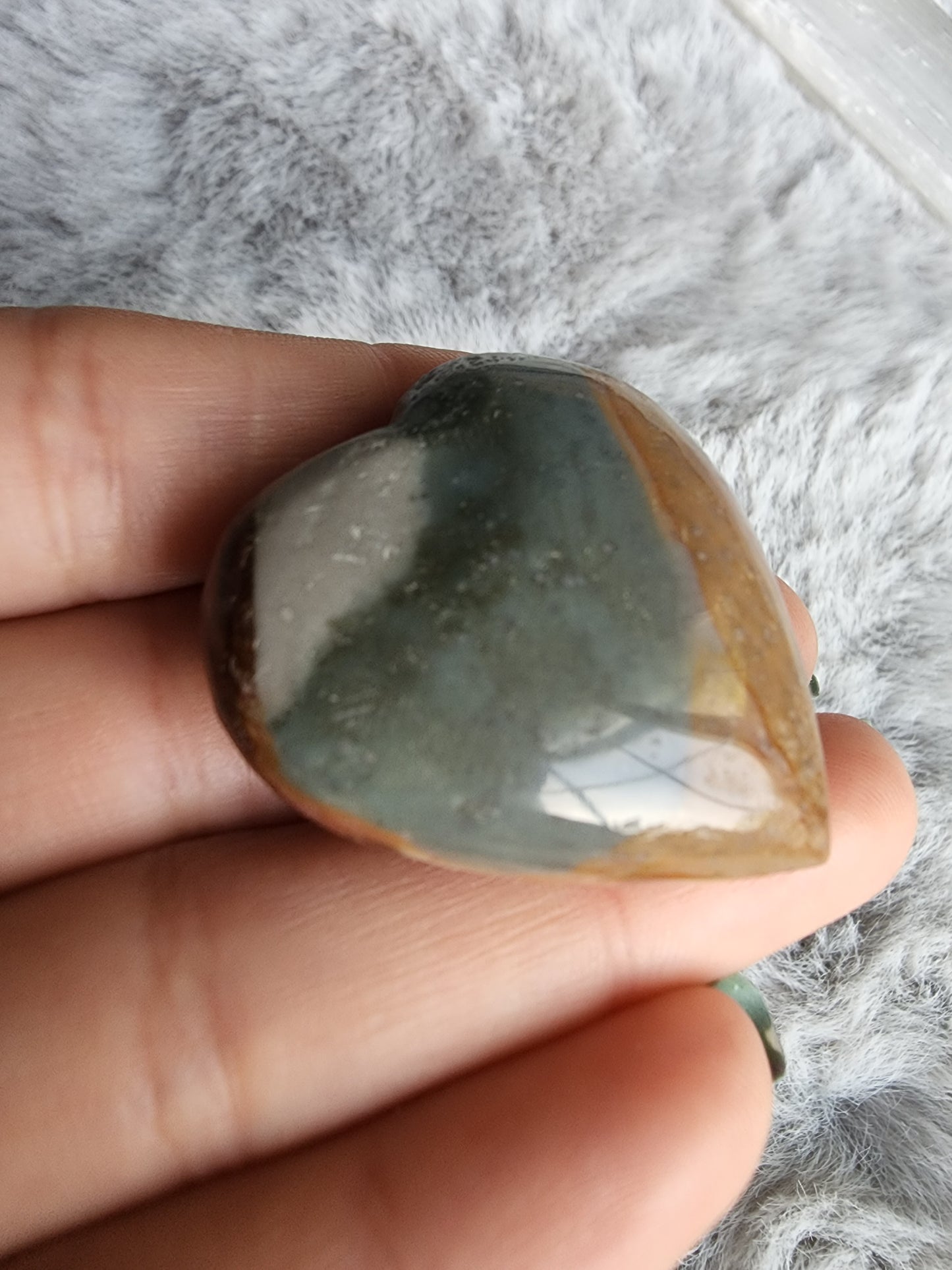 Polychrome Jasper Heart