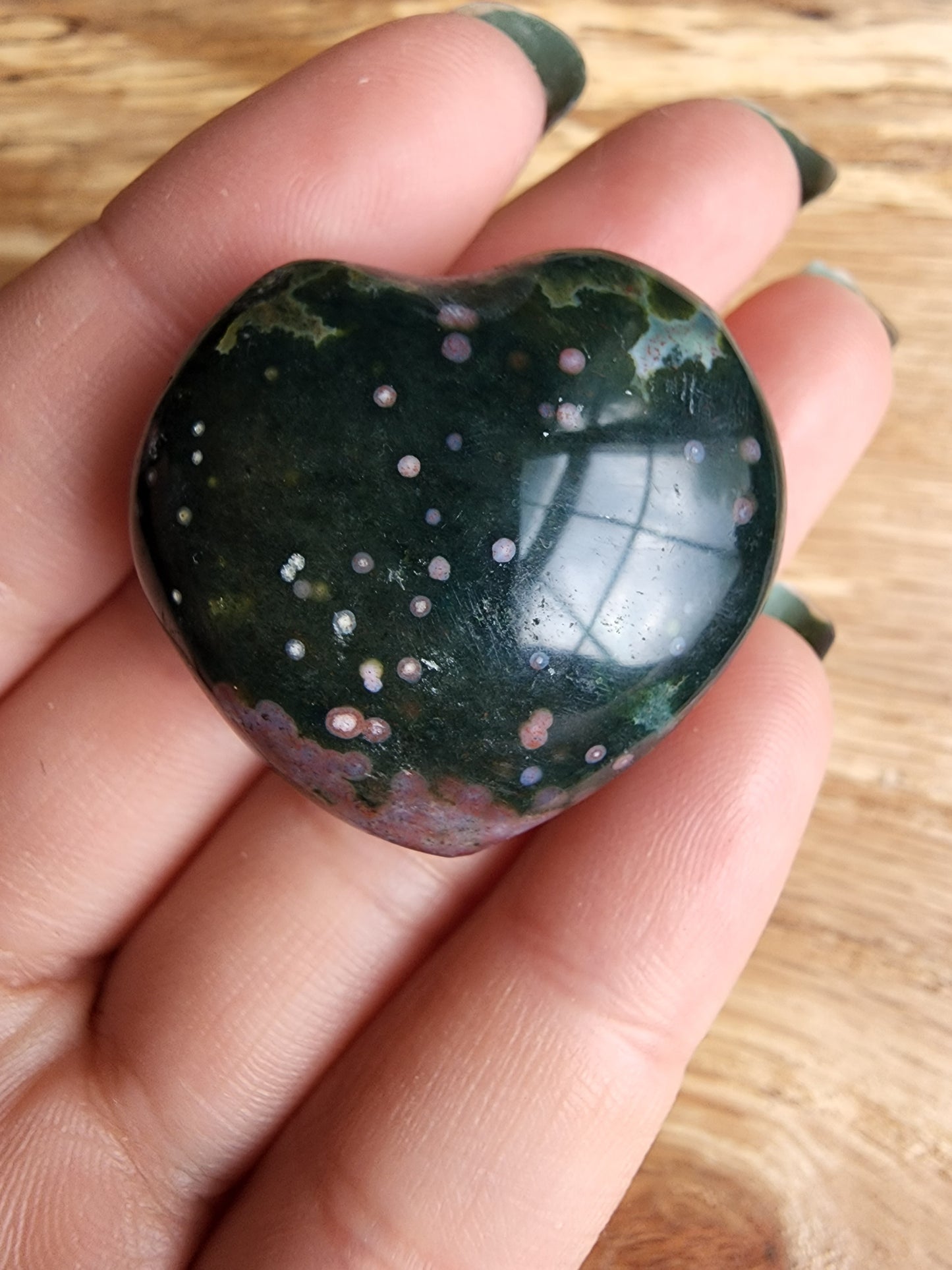 Ocean Jasper Heart