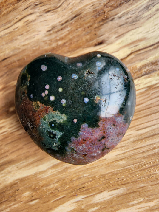 Ocean Jasper Heart