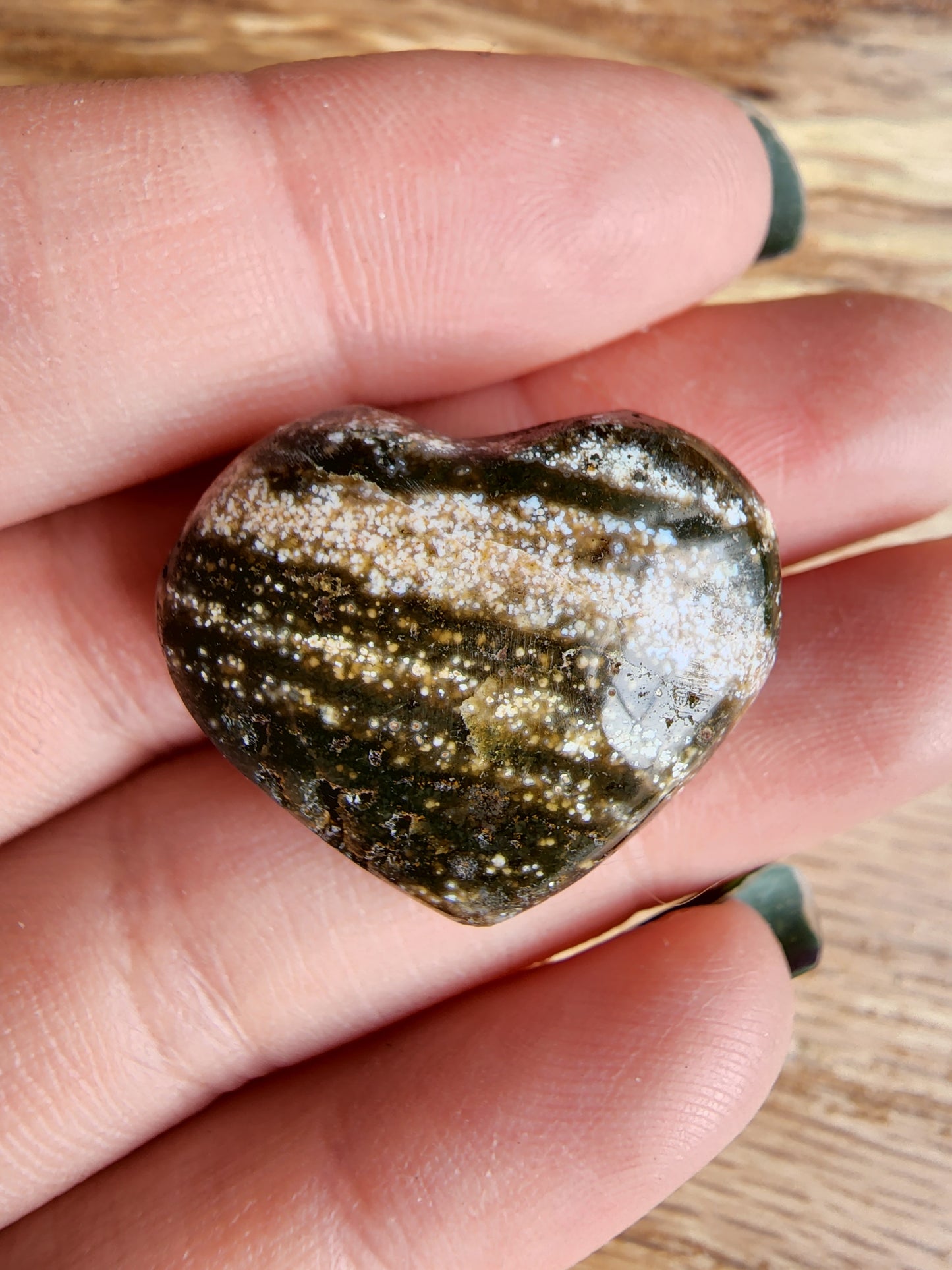 Ocean Jasper Heart
