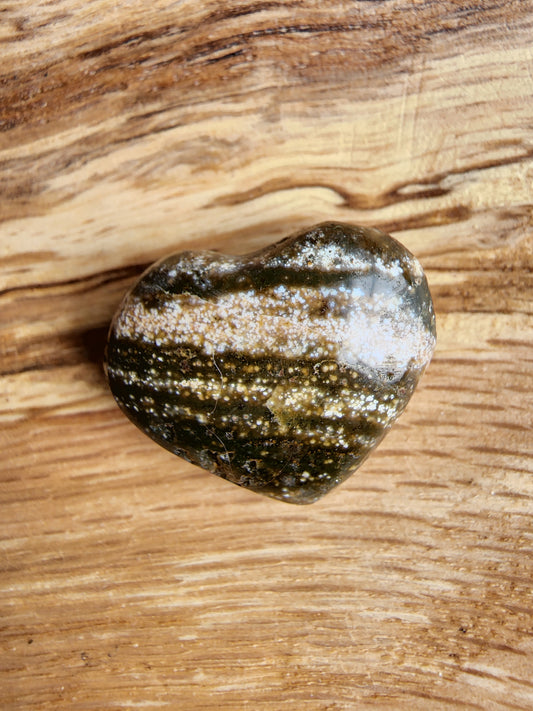 Ocean Jasper Heart