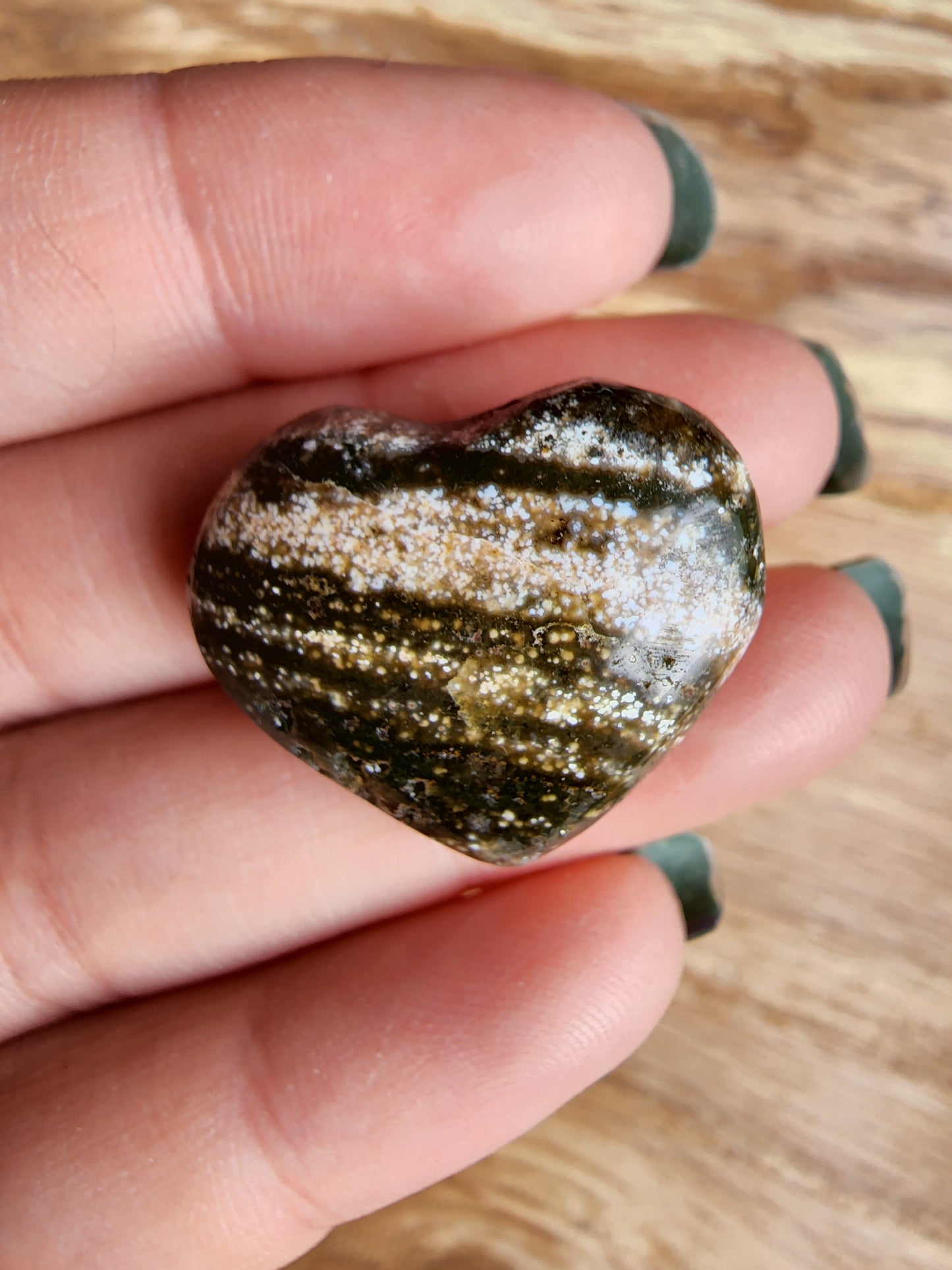 Ocean Jasper Heart
