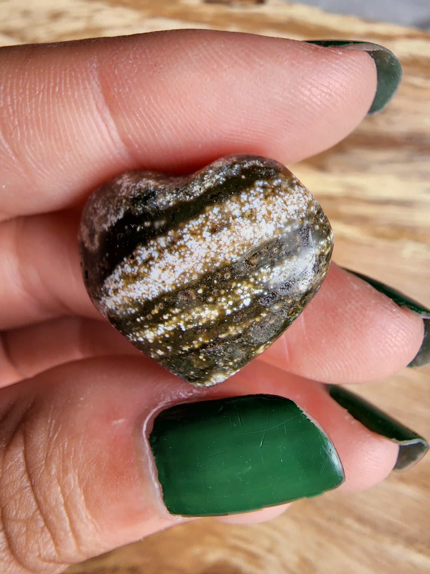Ocean Jasper Heart