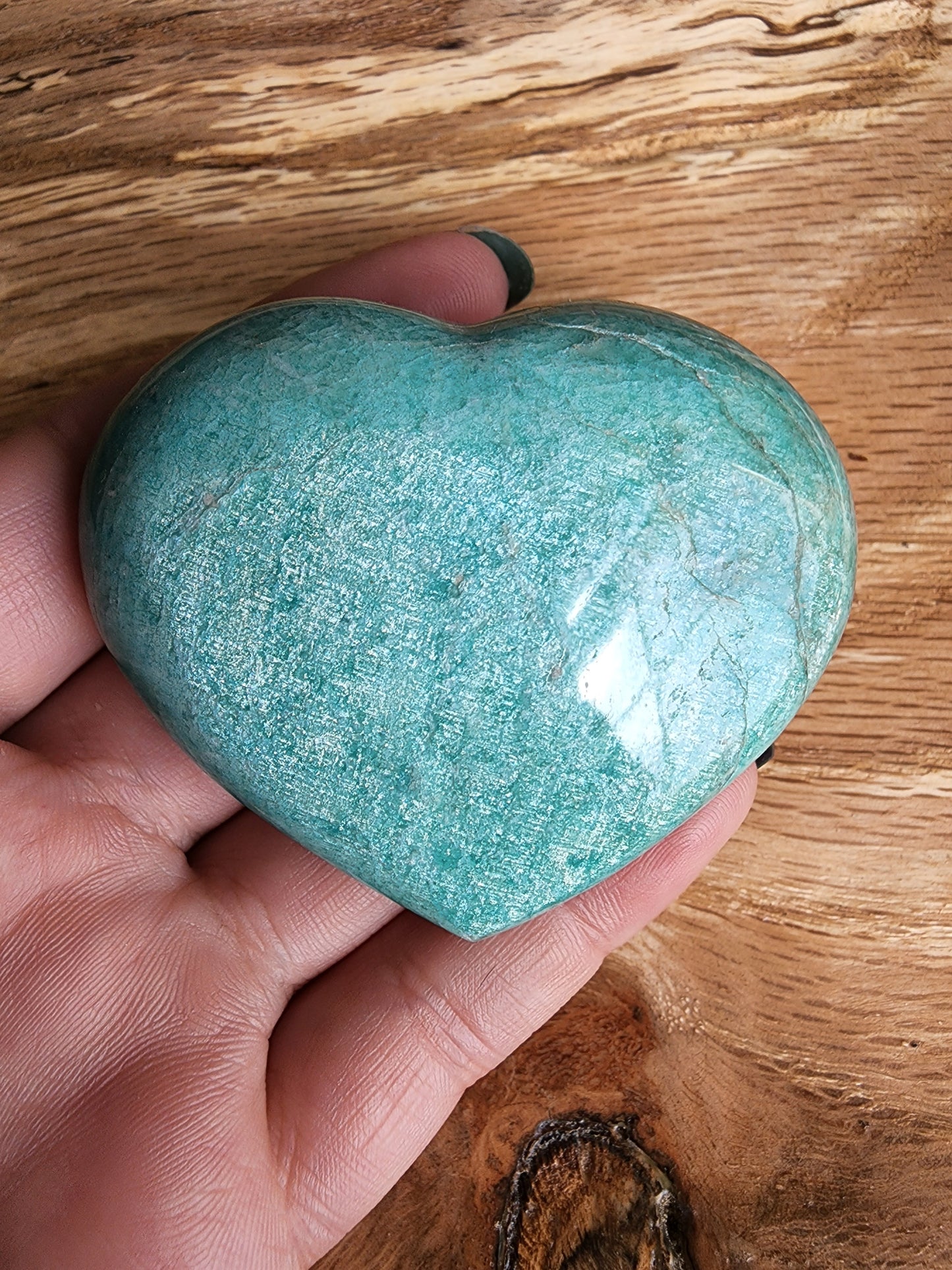 Amazonite Heart