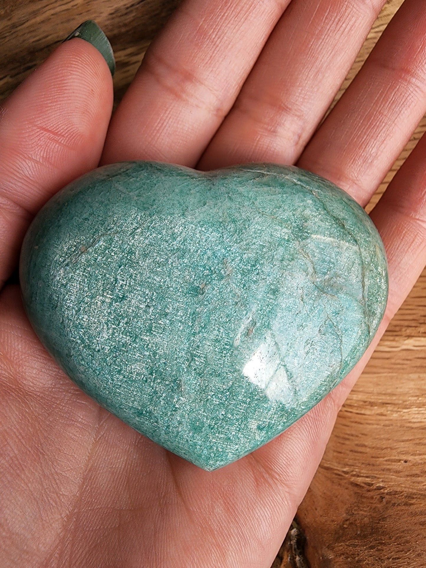 Amazonite Heart