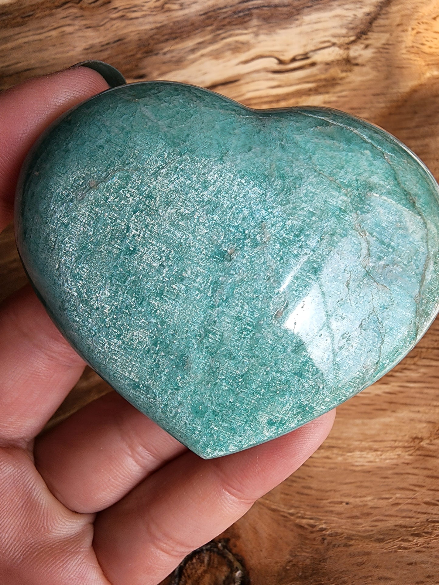 Amazonite Heart