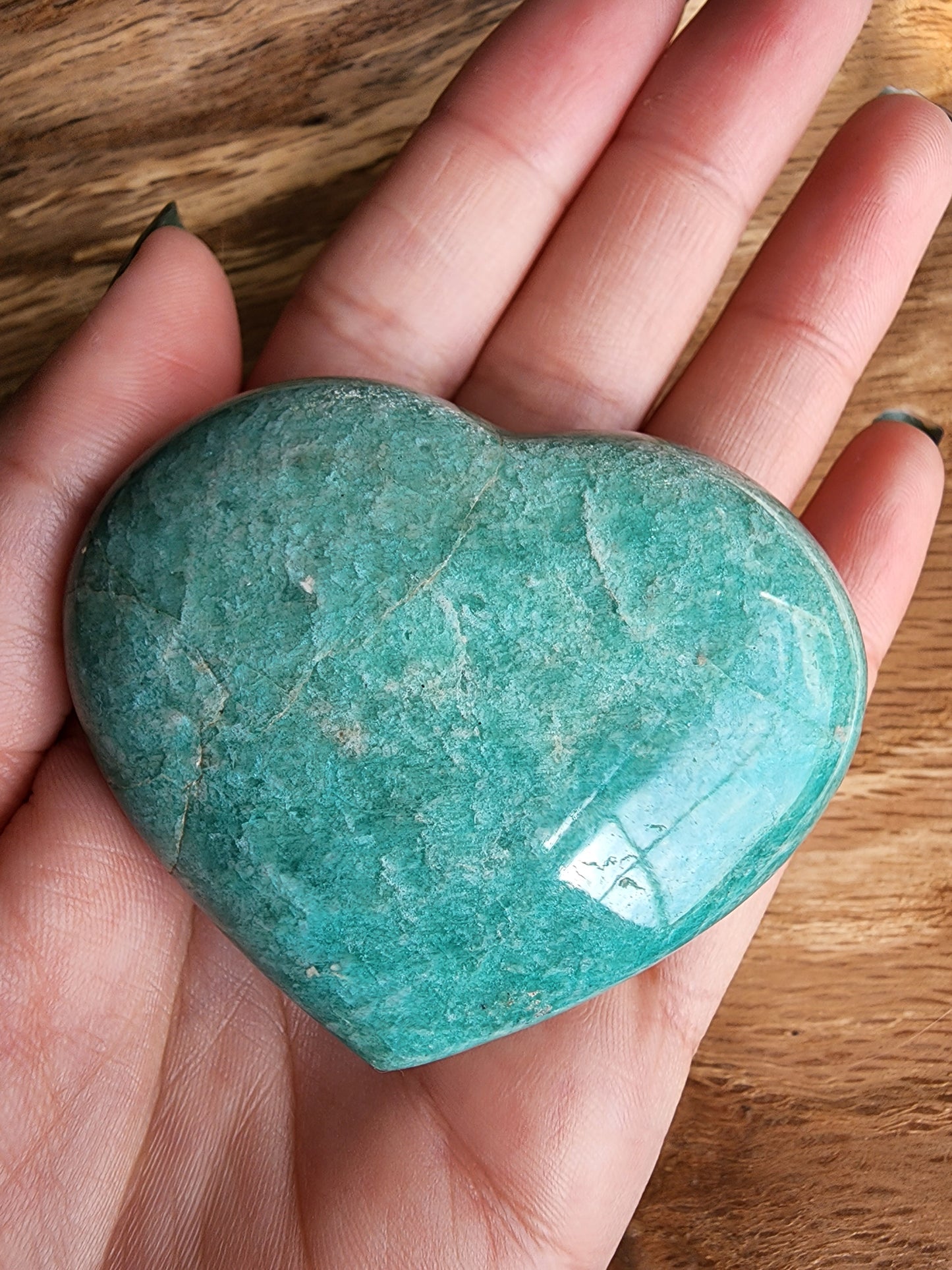 Amazonite Heart