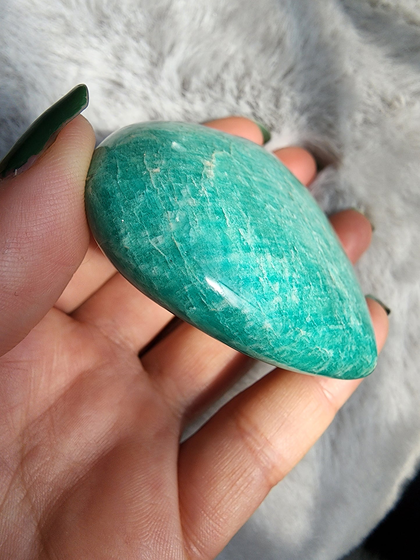 Amazonite Heart
