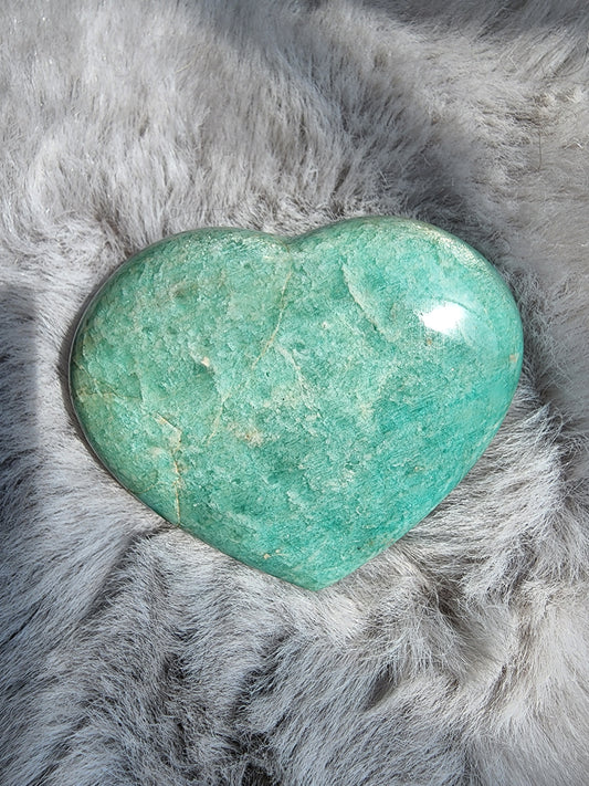 Amazonite Heart