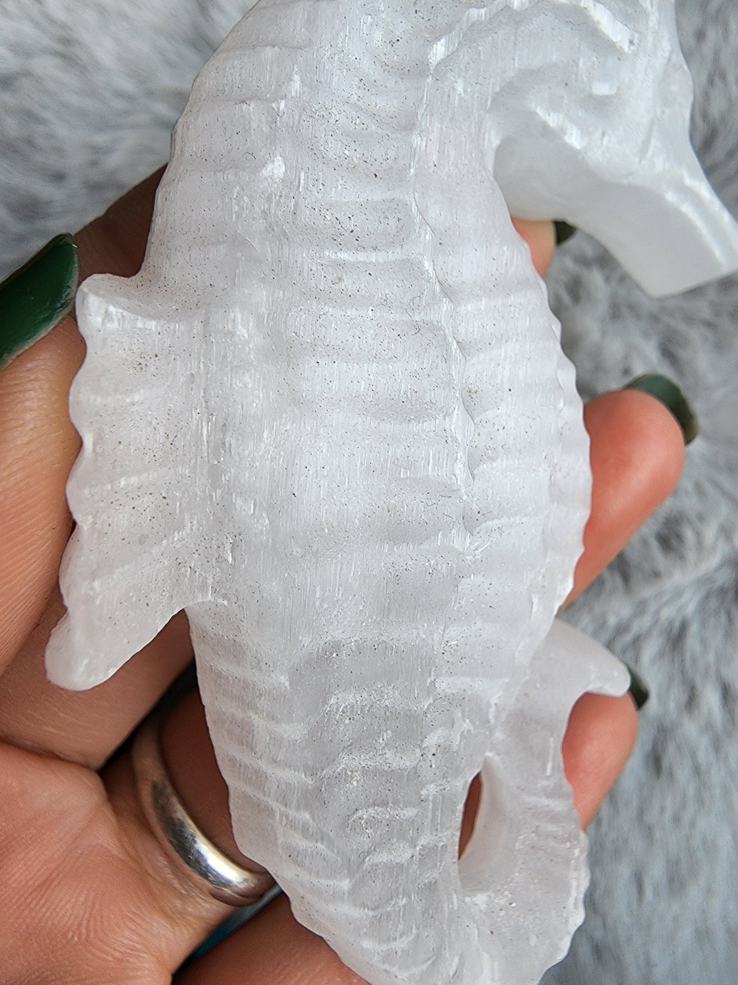 Selenite Seahorse