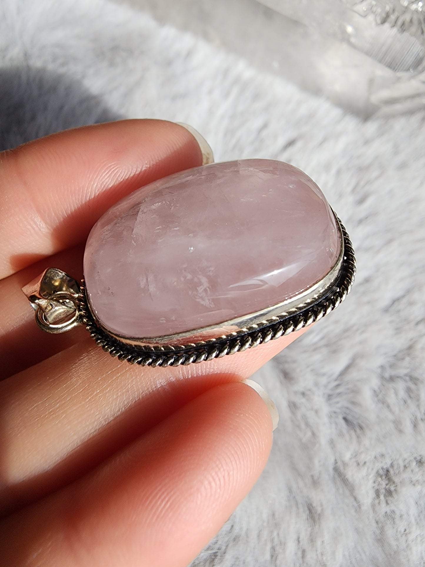 Rose Quartz Pendant