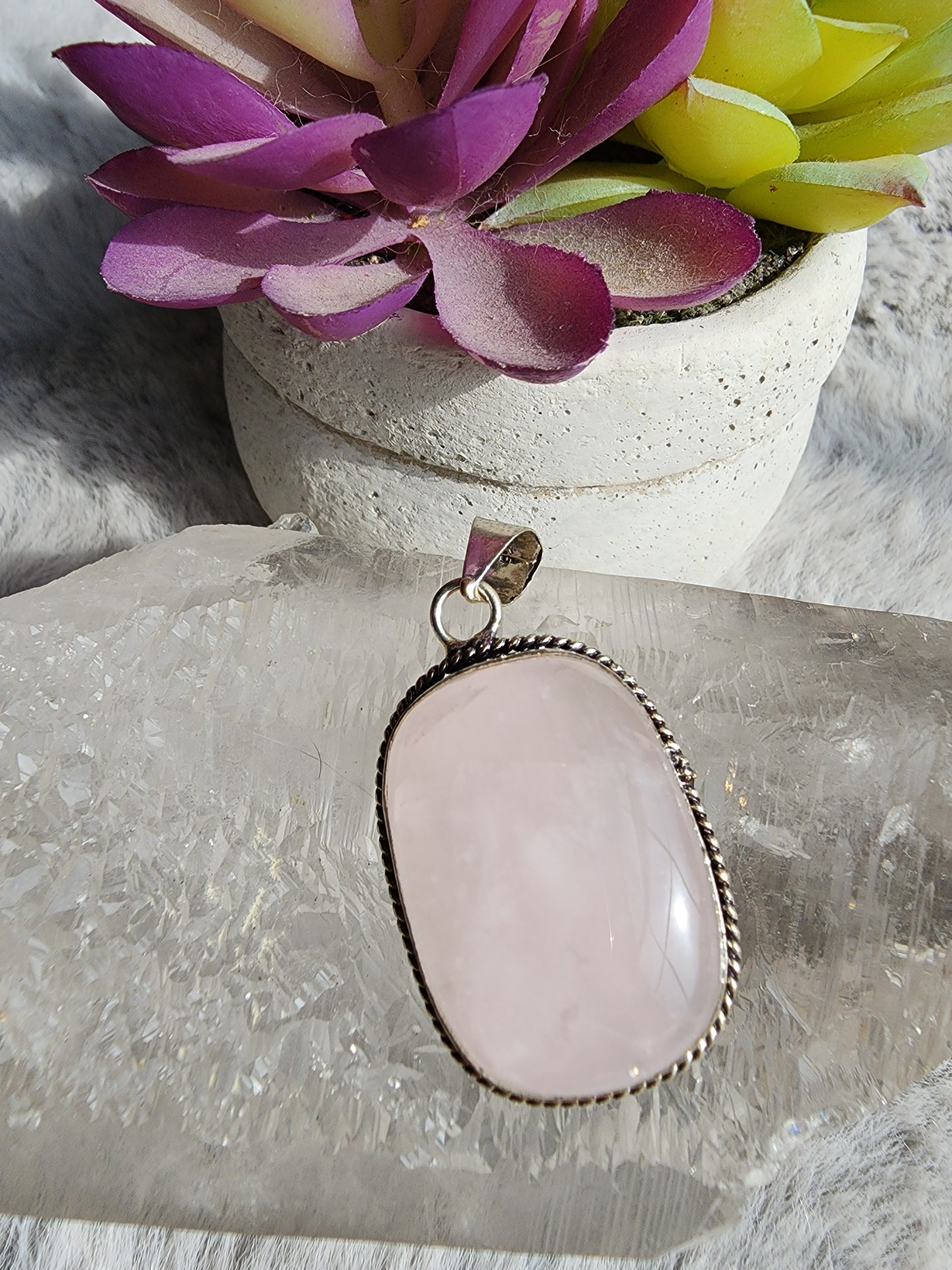 Rose Quartz Pendant