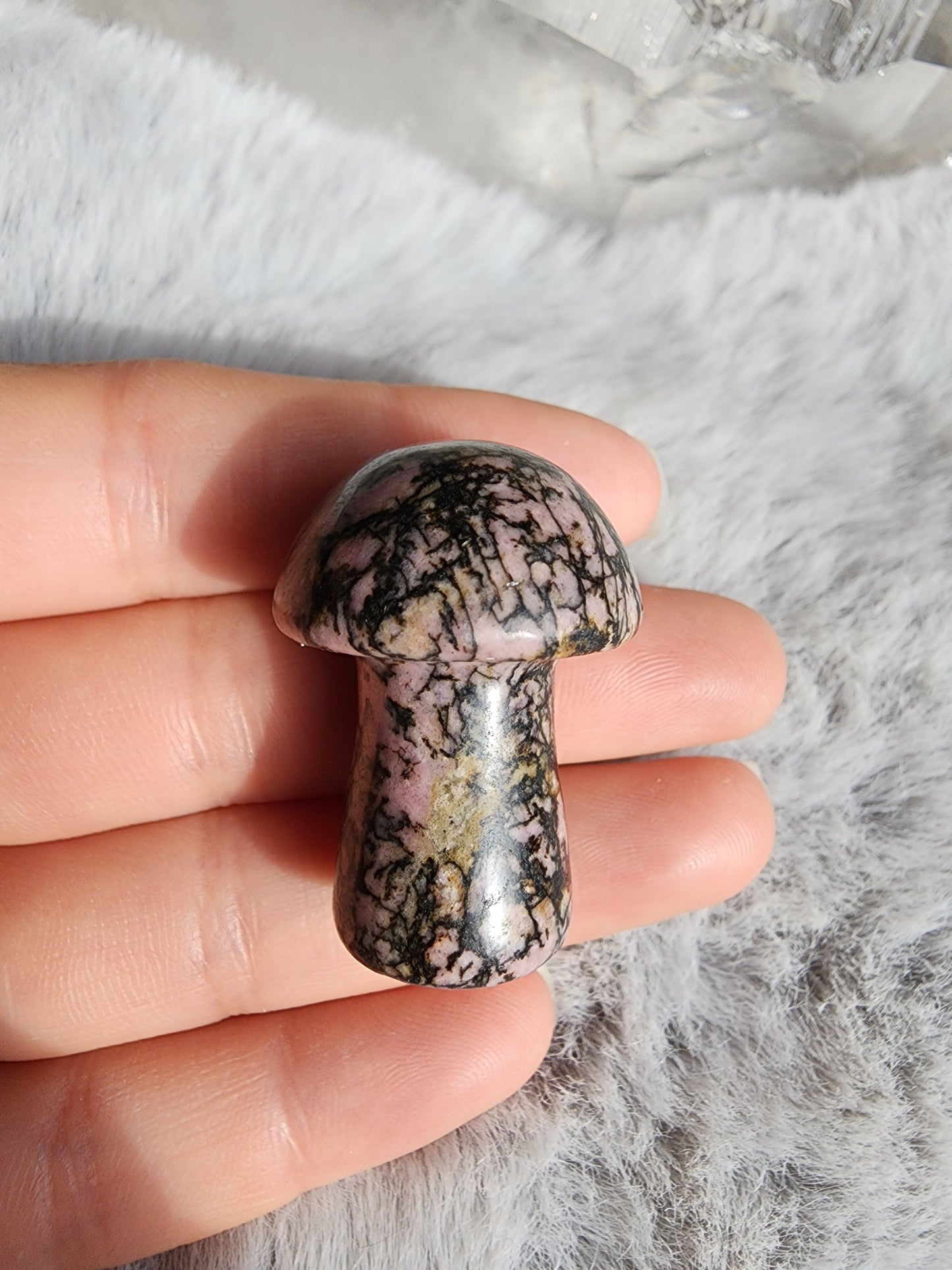 Rhodonite Mushroom