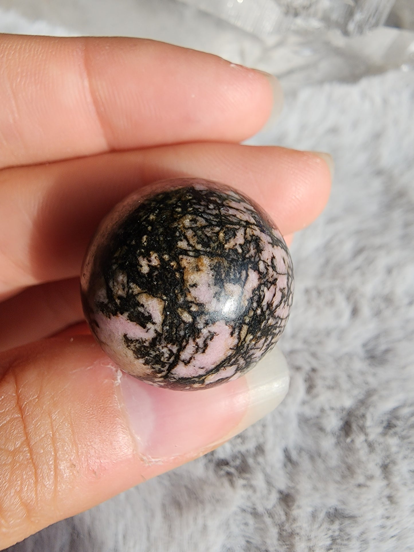 Rhodonite Mushroom