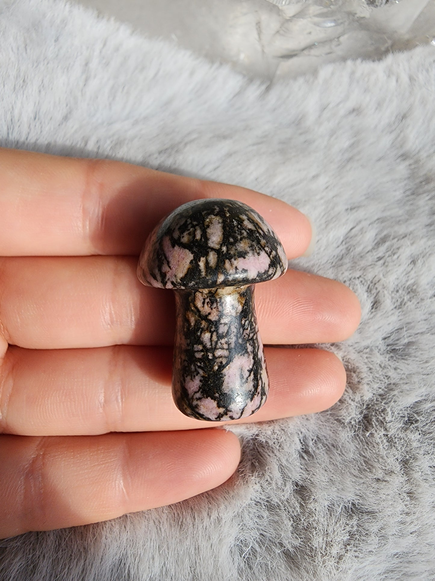 Rhodonite Mushroom