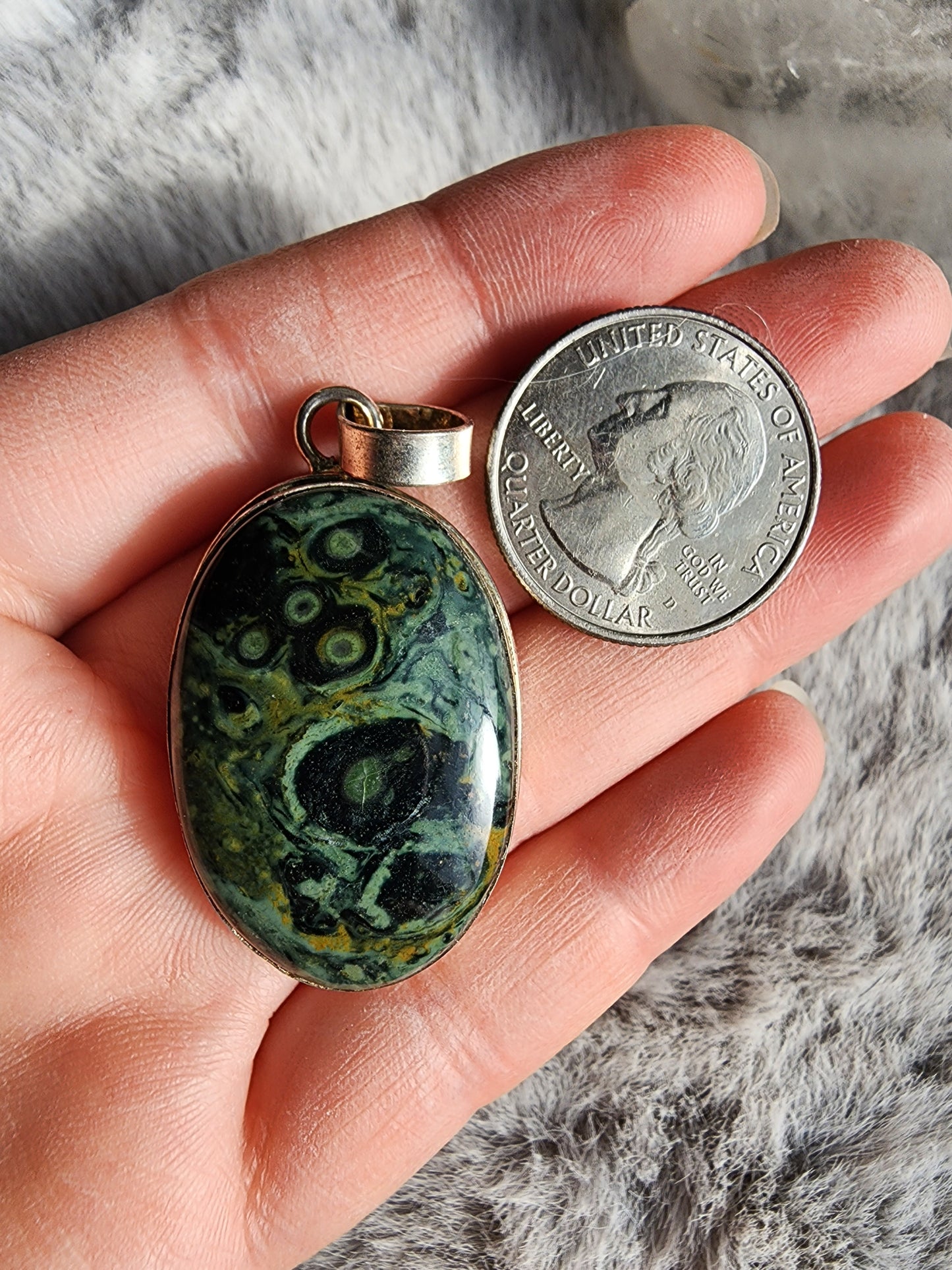 Kambaba Jasper Pendant