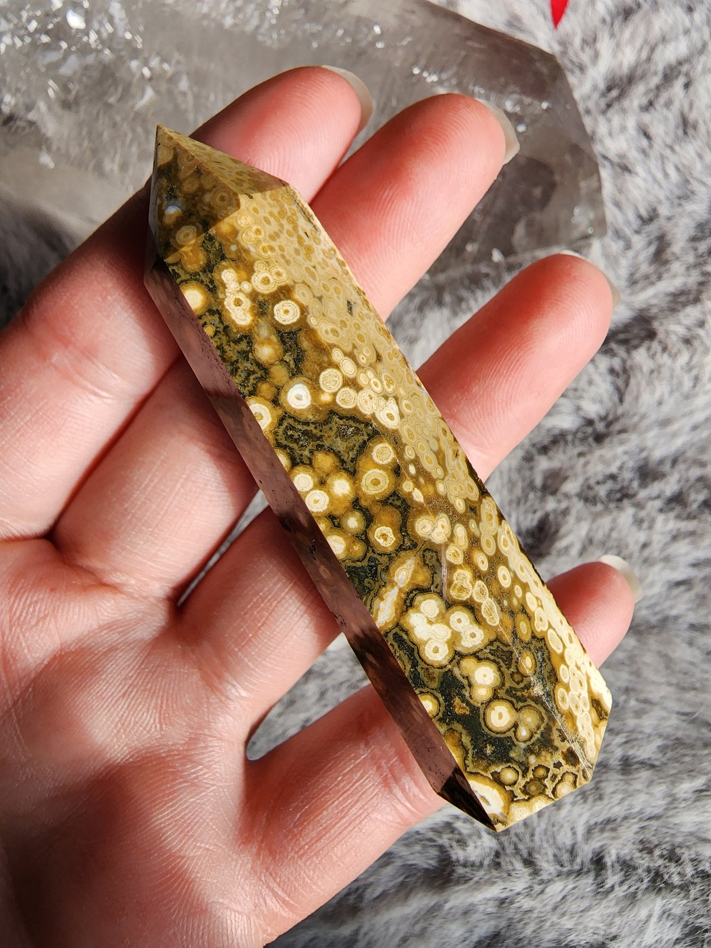 Orbicular Jasper Tower