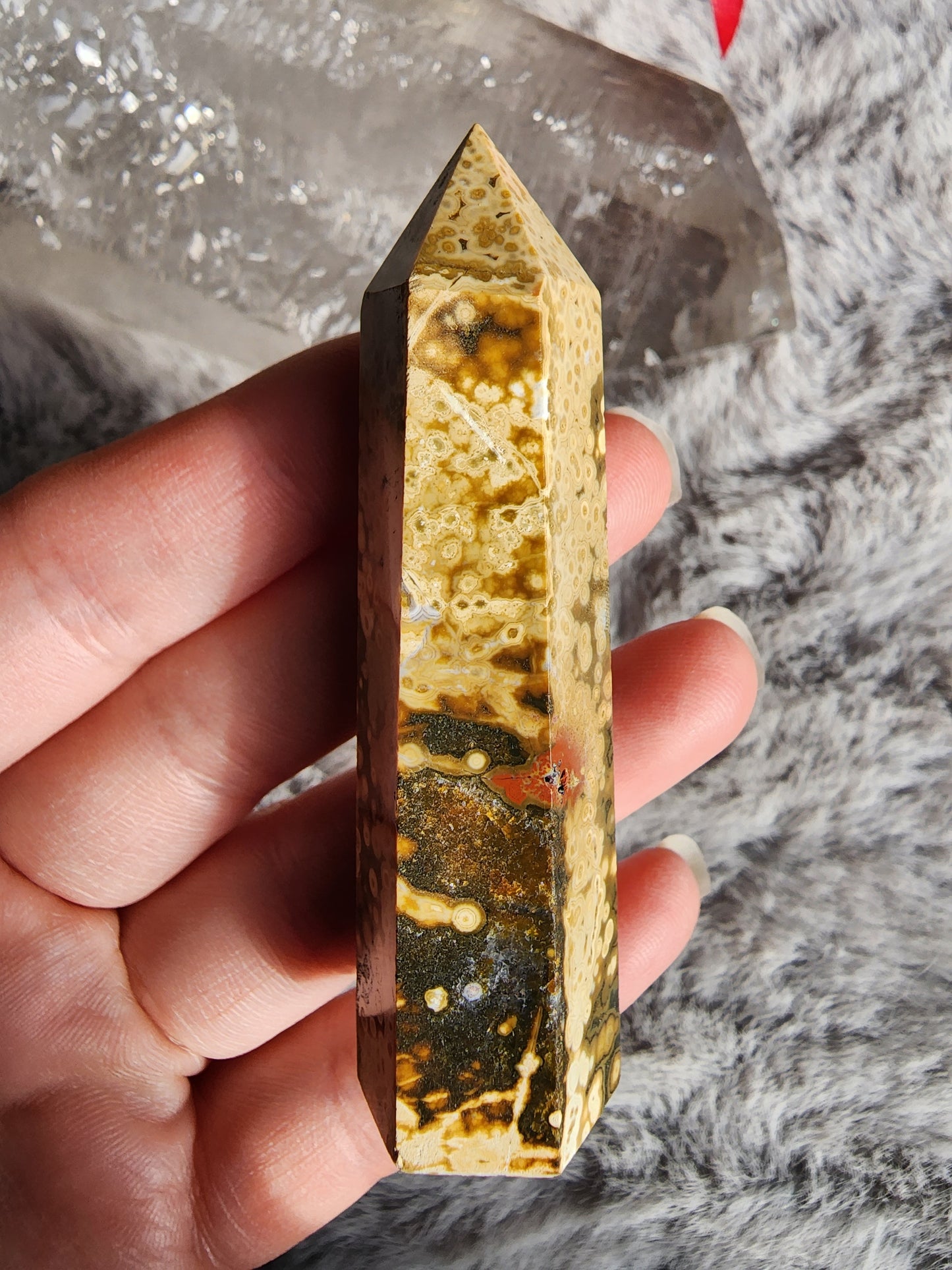 Orbicular Jasper Tower