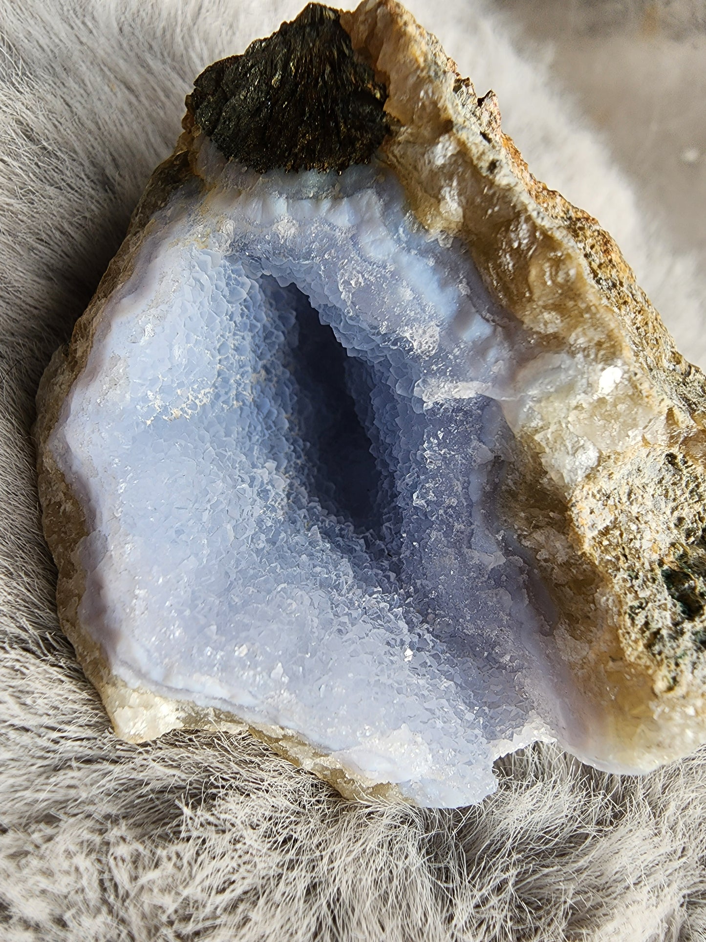 Blue Lace Agate Geode