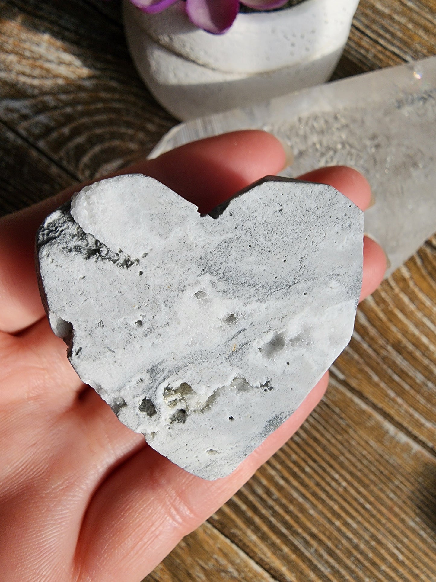 Angel Aura Quartz Heart