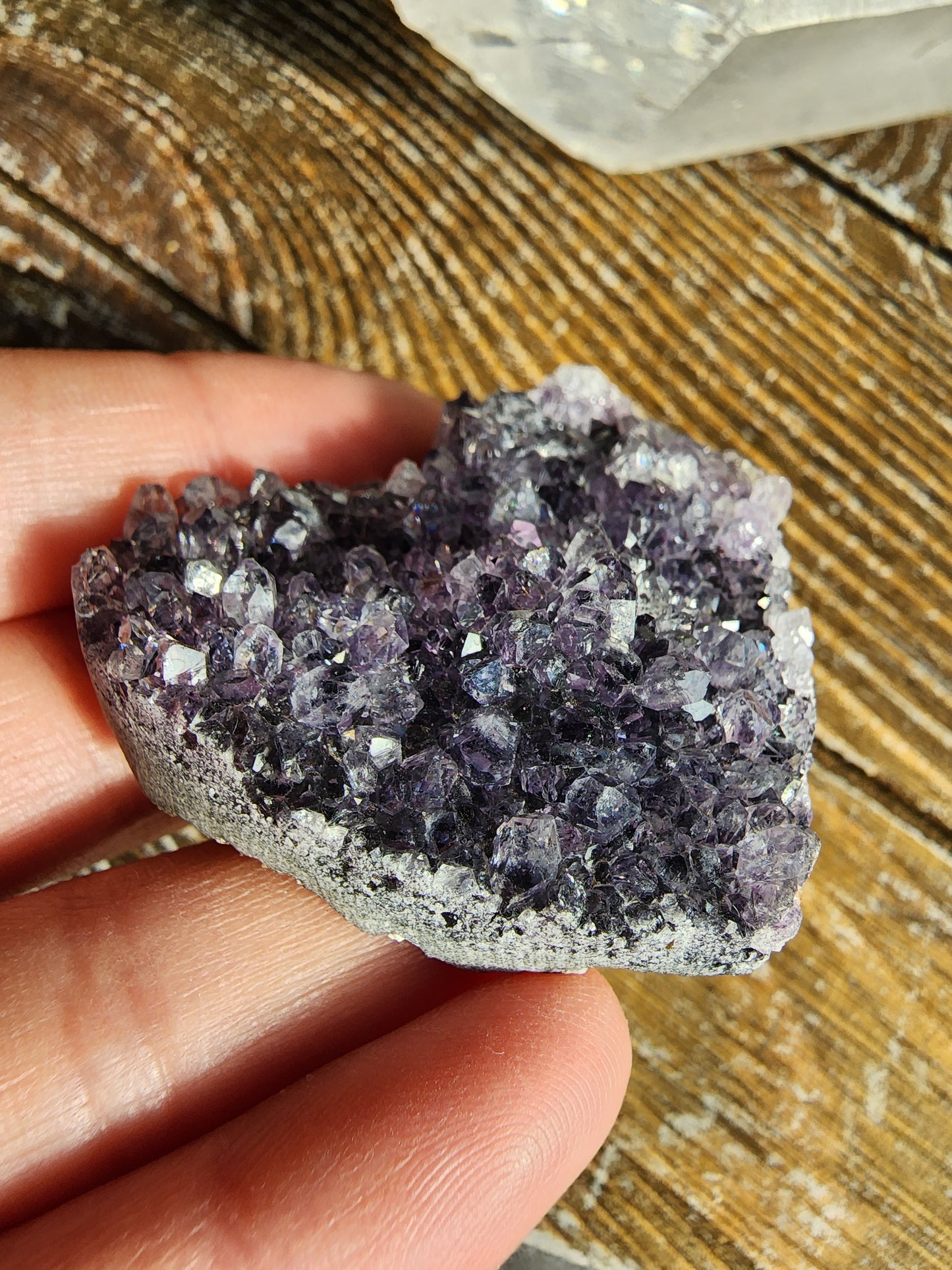 Amethyst Heart Cluster