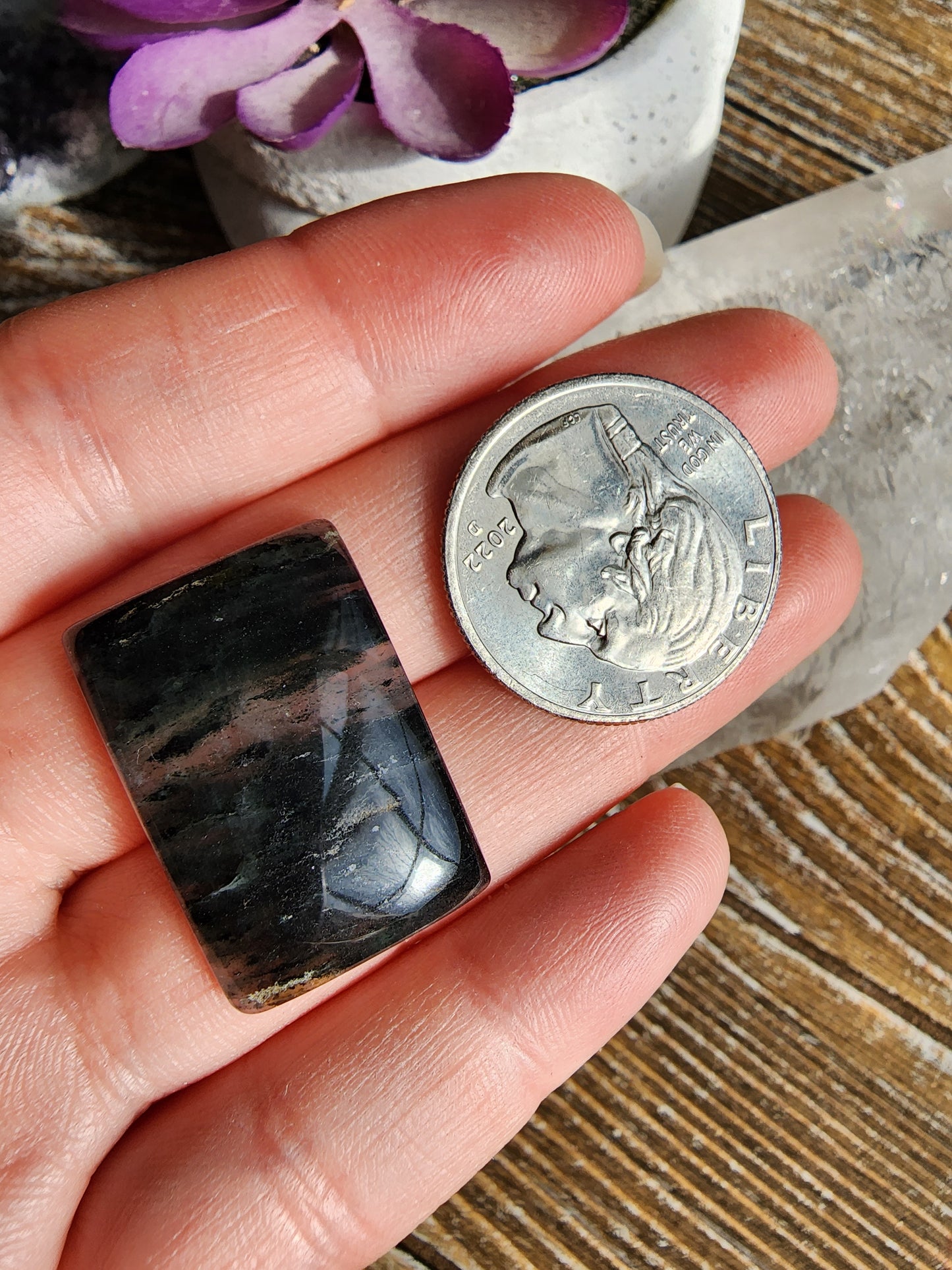 Lodolite Cabochon