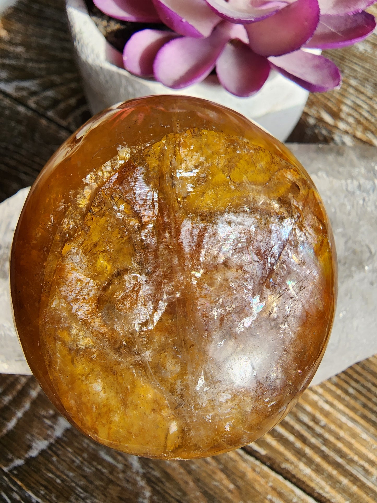 Golden Healer Palmstone