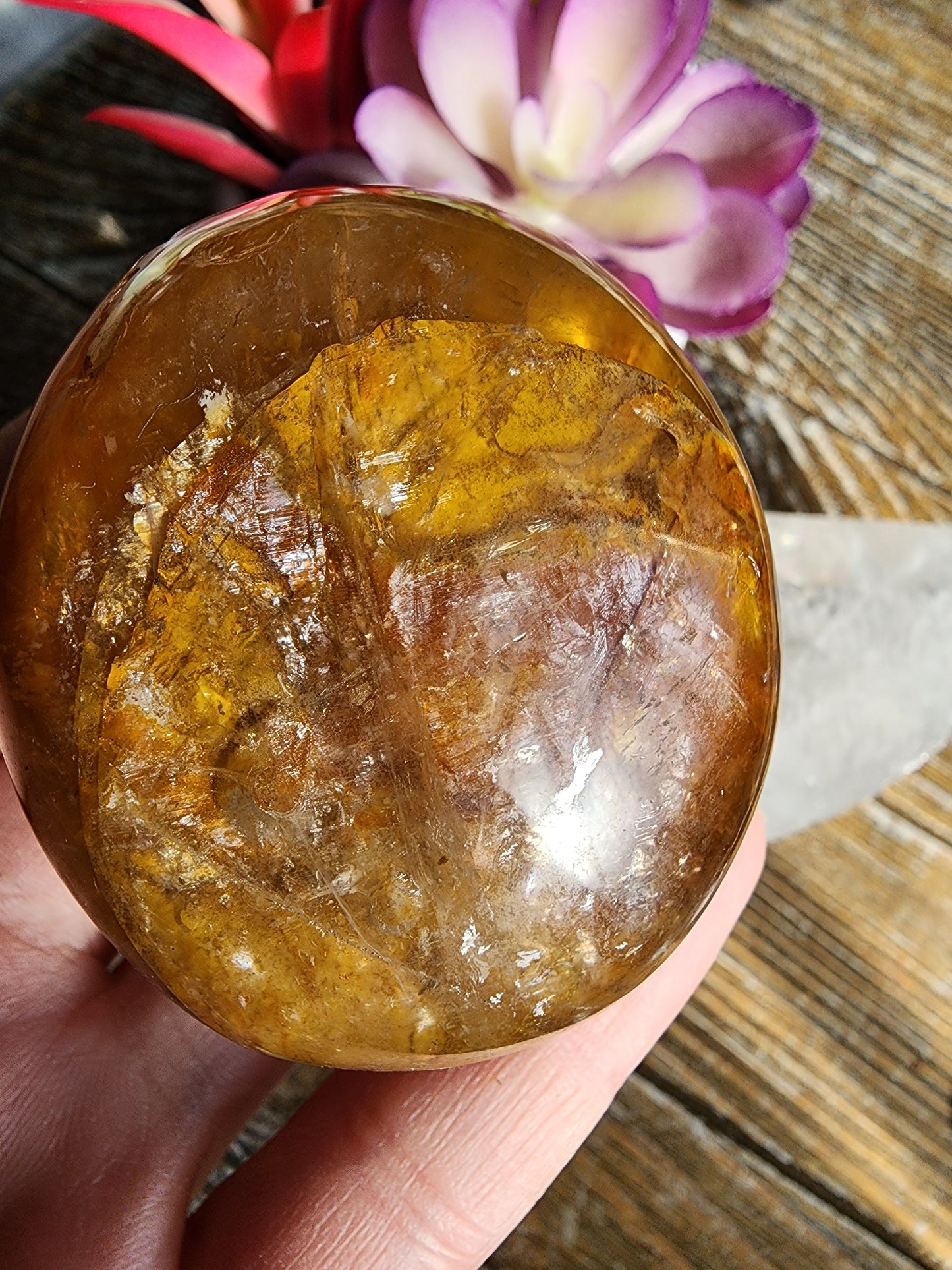 Golden Healer Palmstone