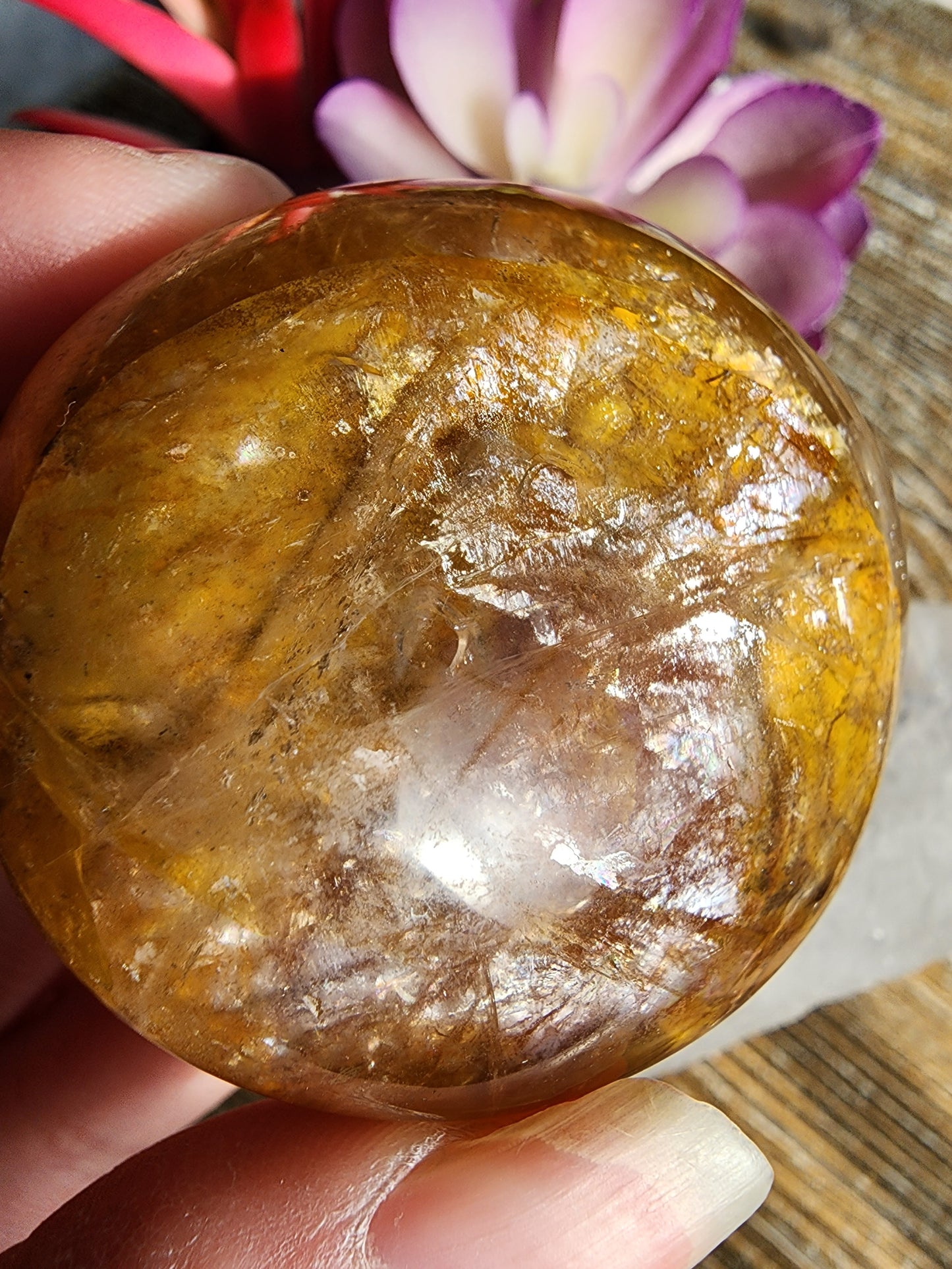 Golden Healer Palmstone