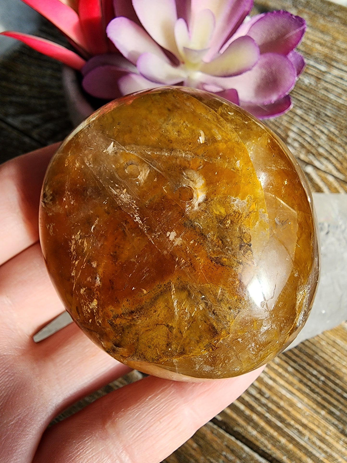 Golden Healer Palmstone