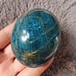 Blue Apatite Palmstone