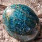 Blue Apatite Palmstone