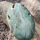 Blue Caribbean Calcite Palmstone