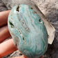 Blue Caribbean Calcite Palmstone