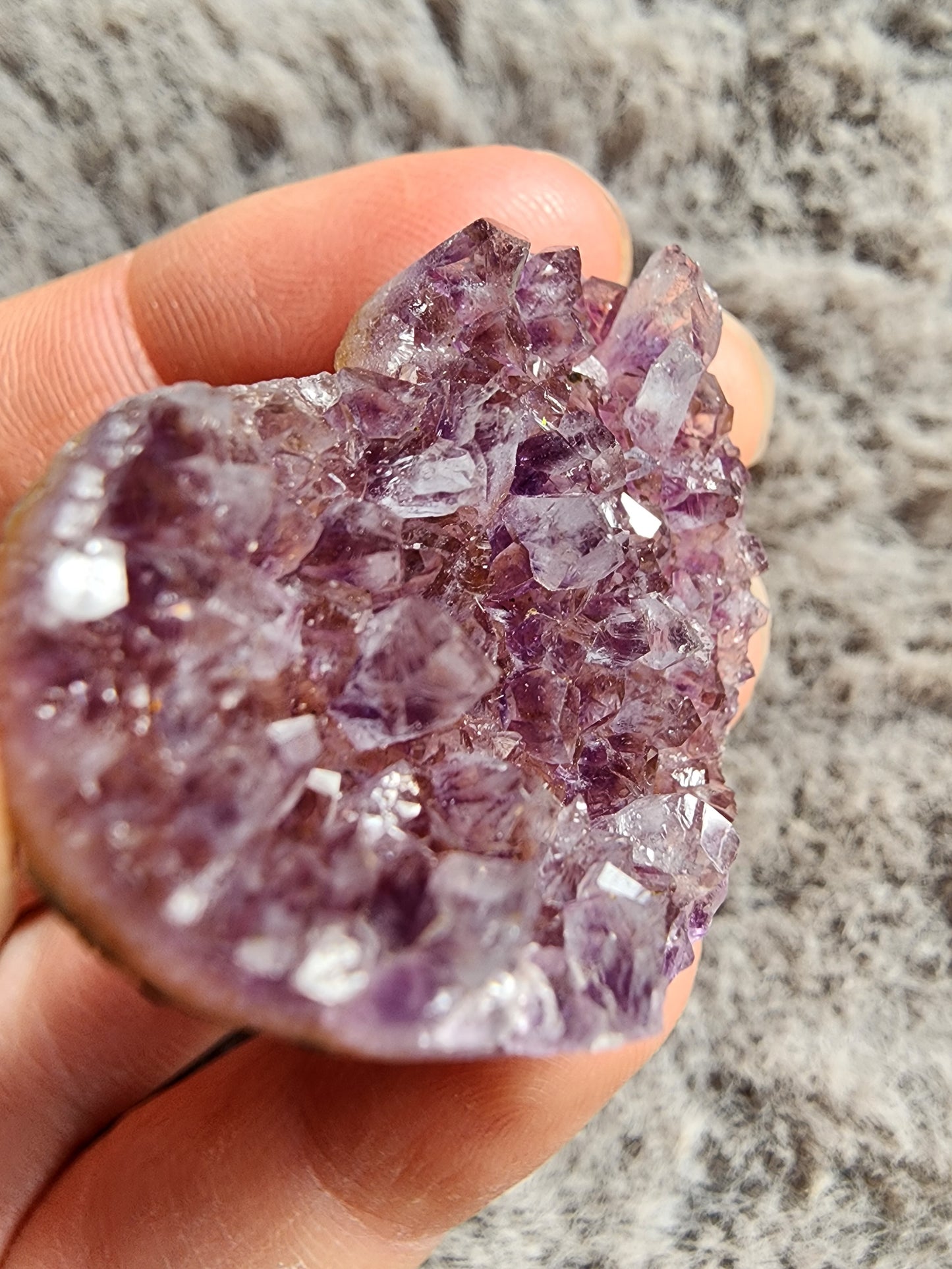 Amethyst Heart Cluster