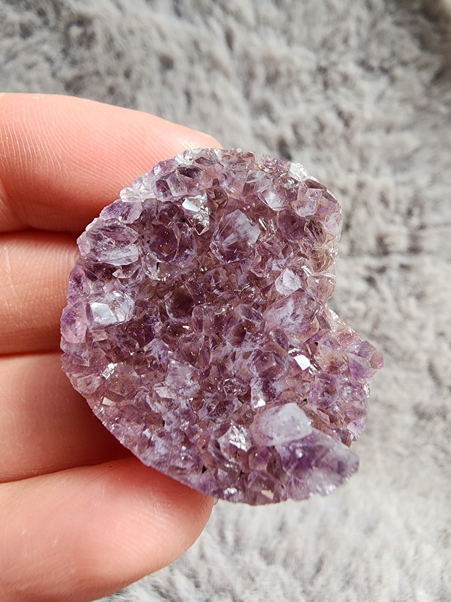 Amethyst Heart Cluster