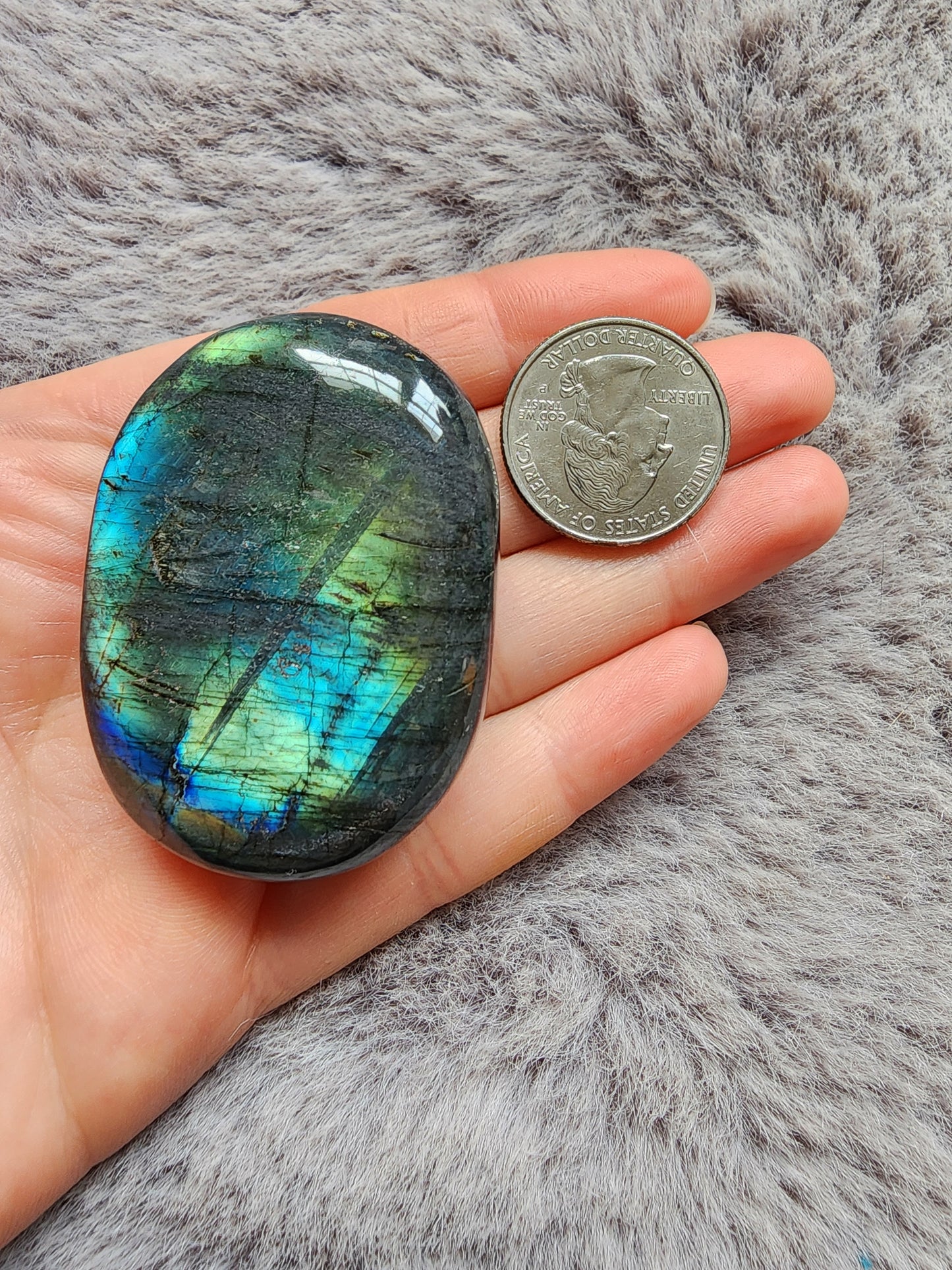 Labradorite Palmstone