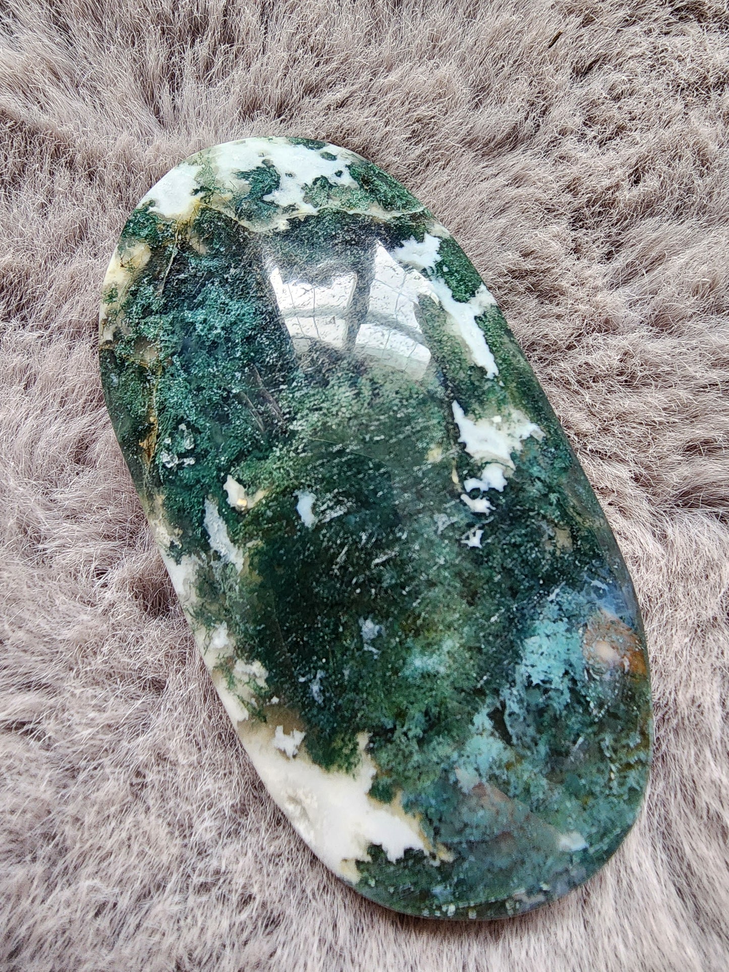 Moss Agate Palmstone