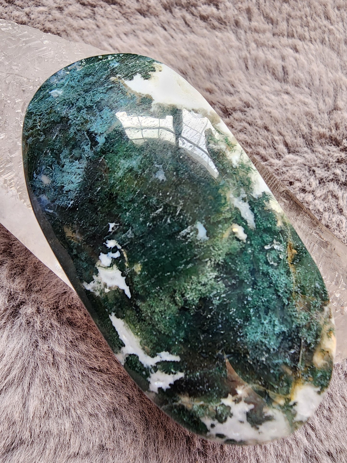 Moss Agate Palmstone