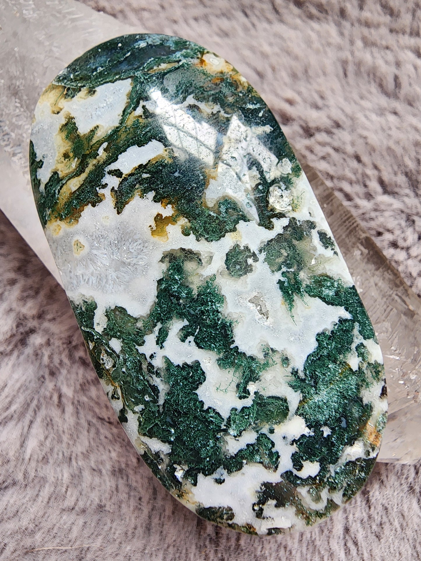 Moss Agate Palmstone