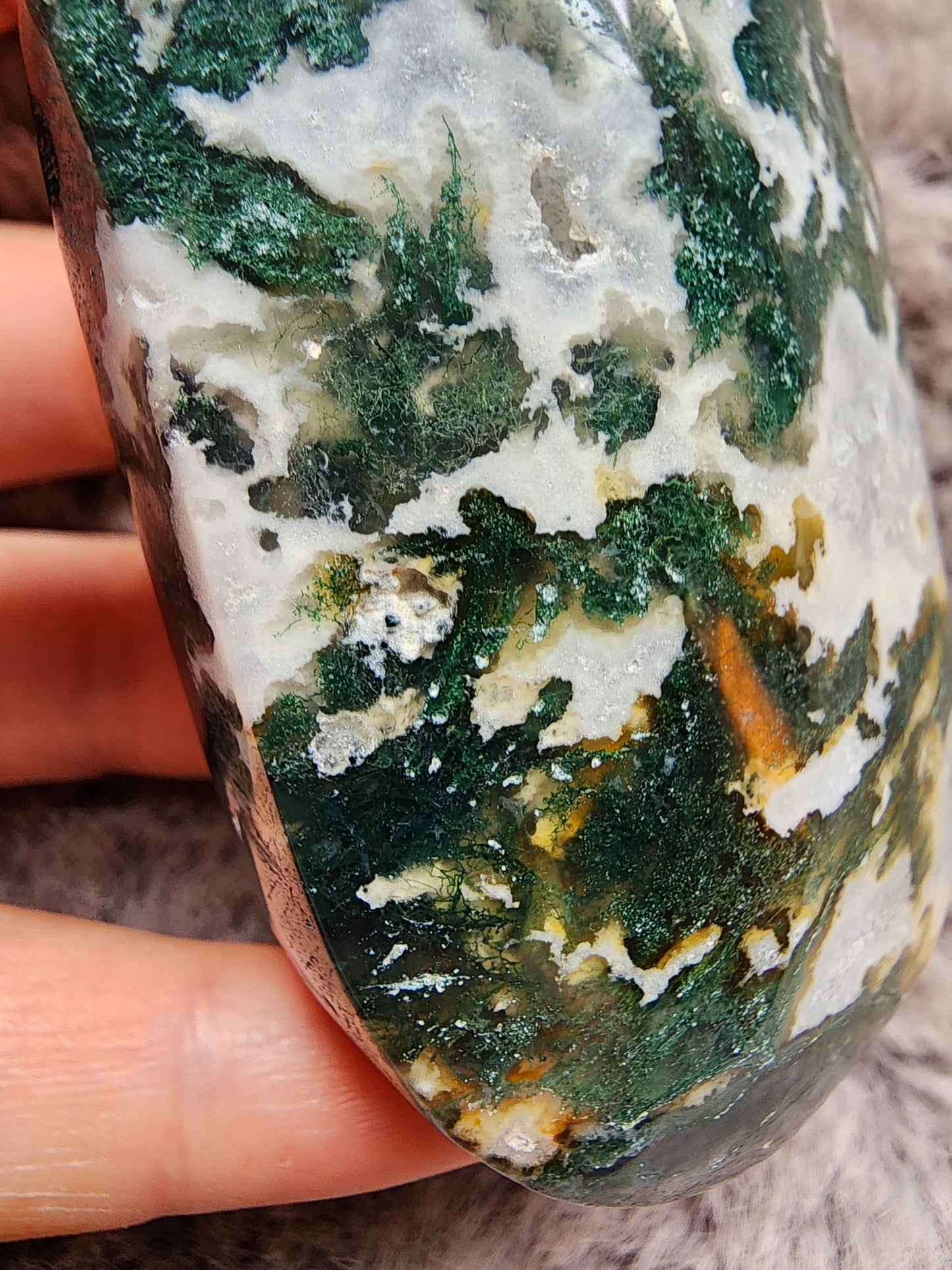 Moss Agate Palmstone