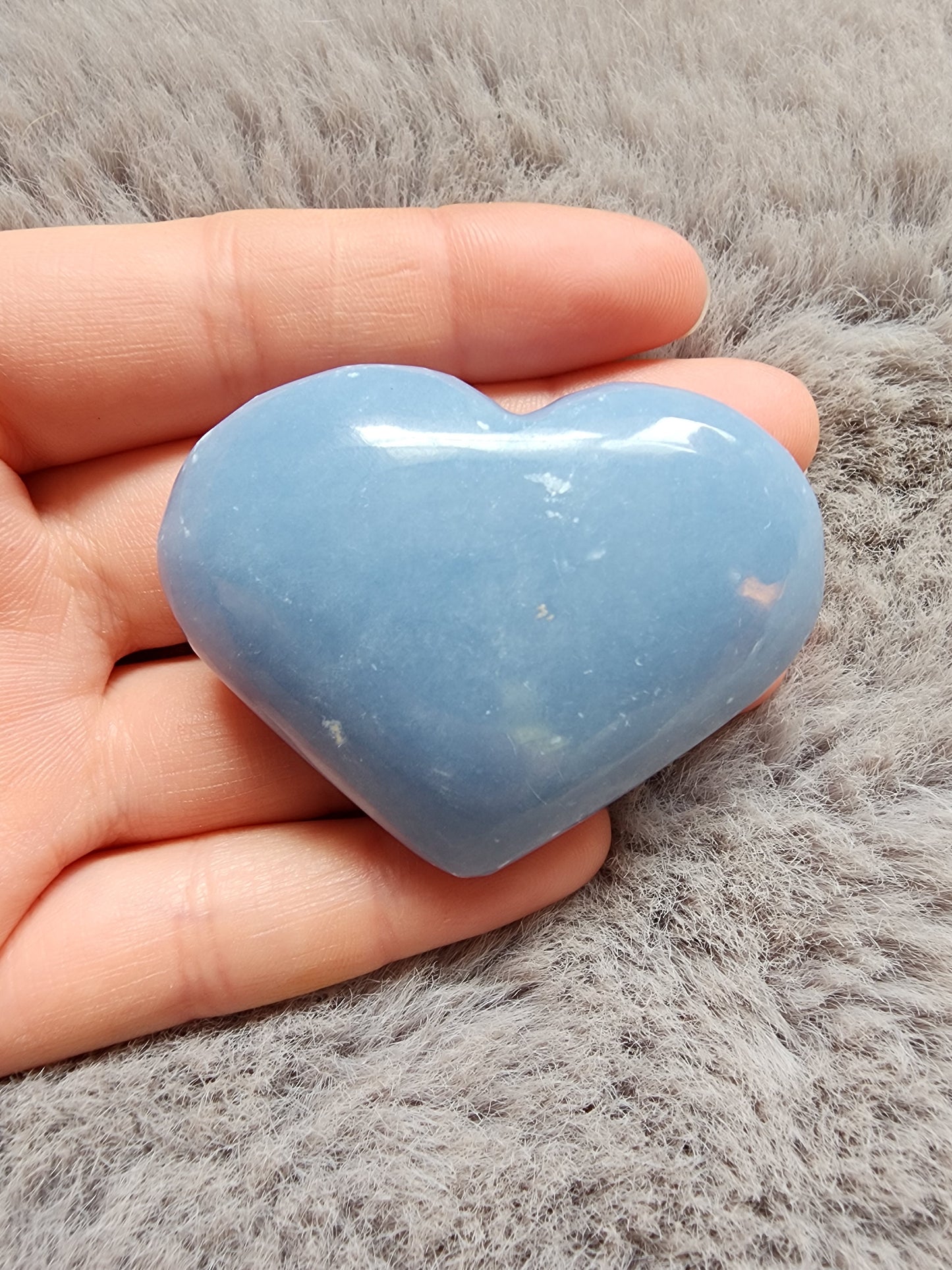 Angelite Heart