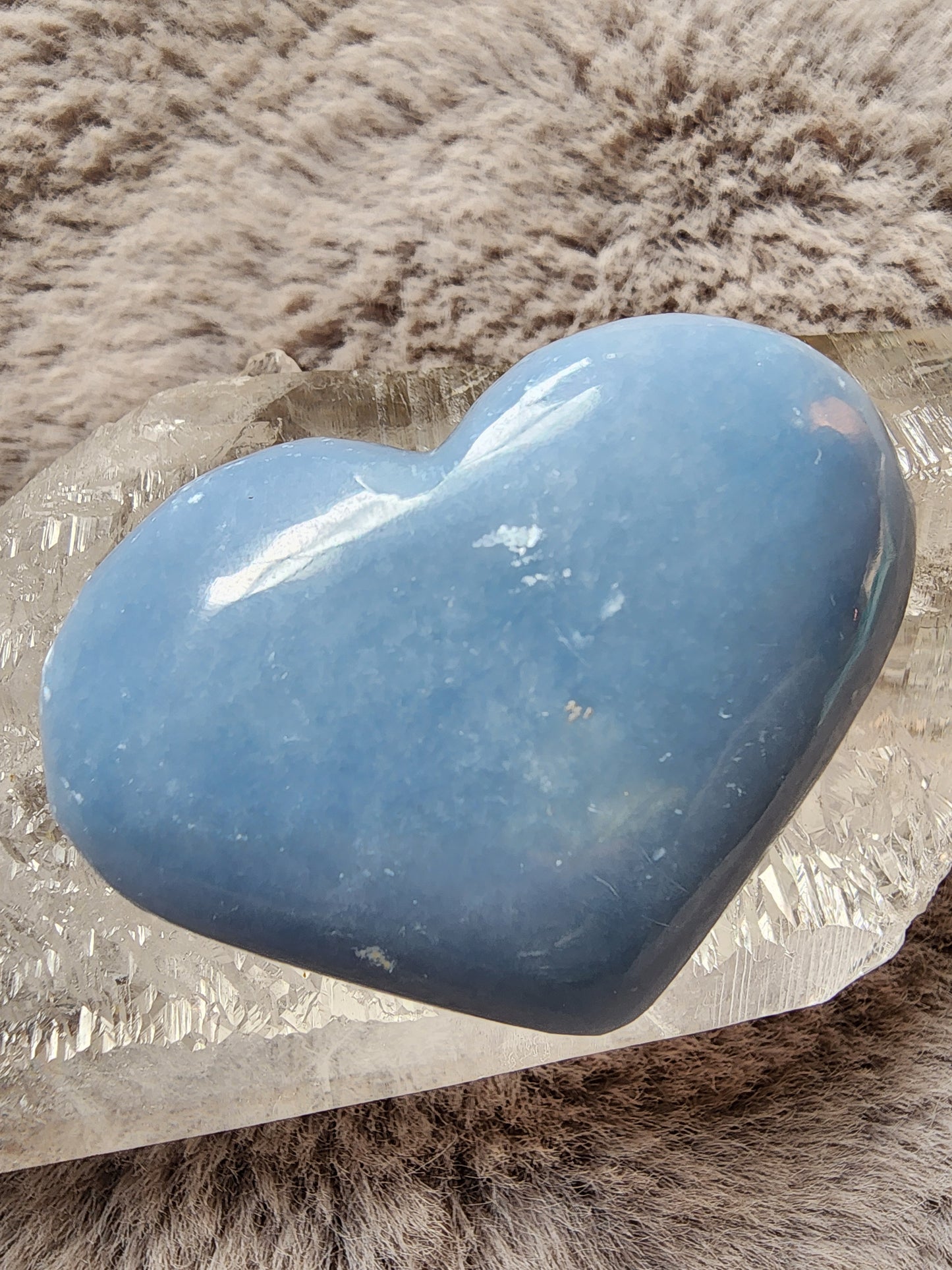 Angelite Heart