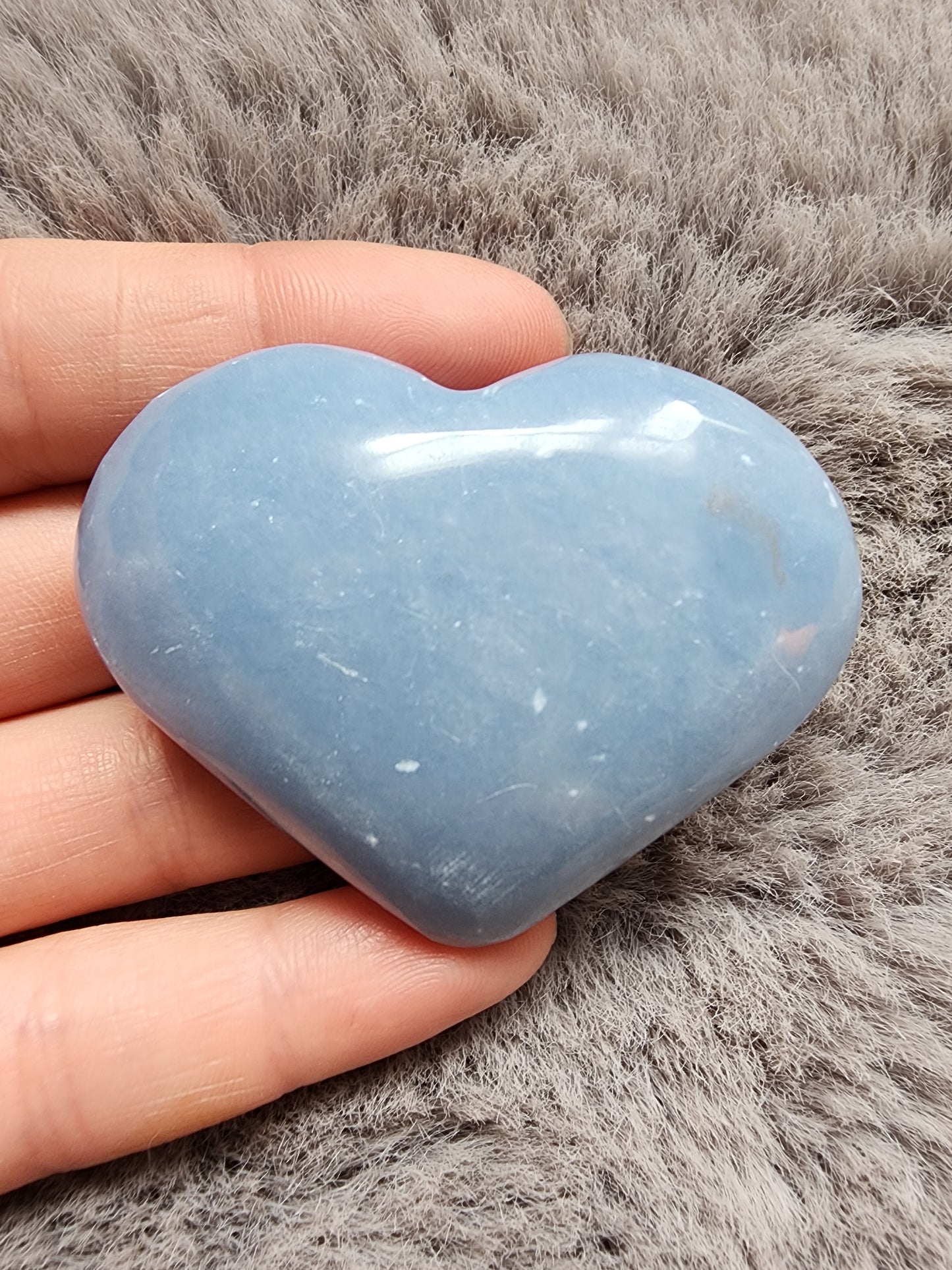 Angelite Heart