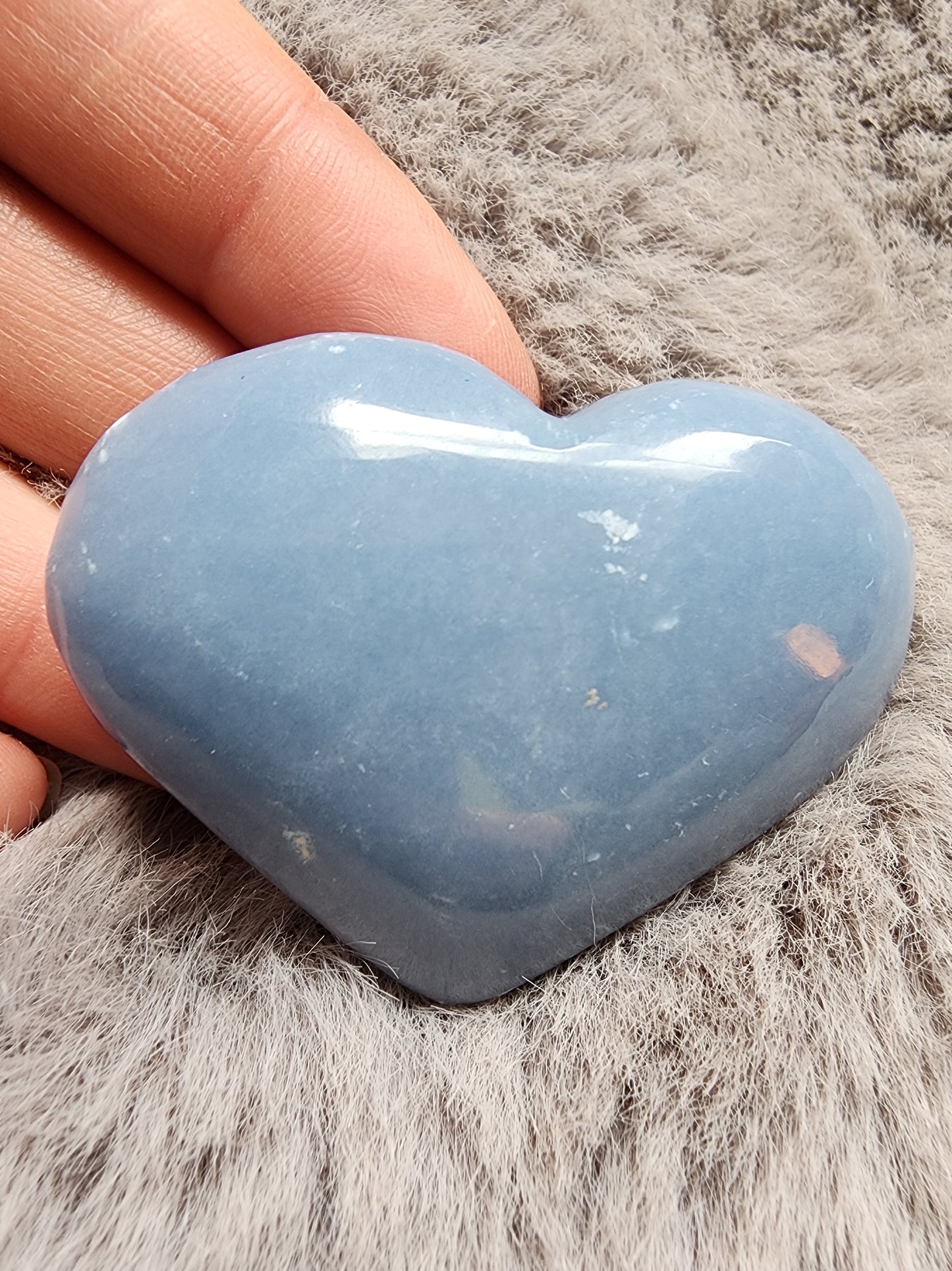 Angelite Heart