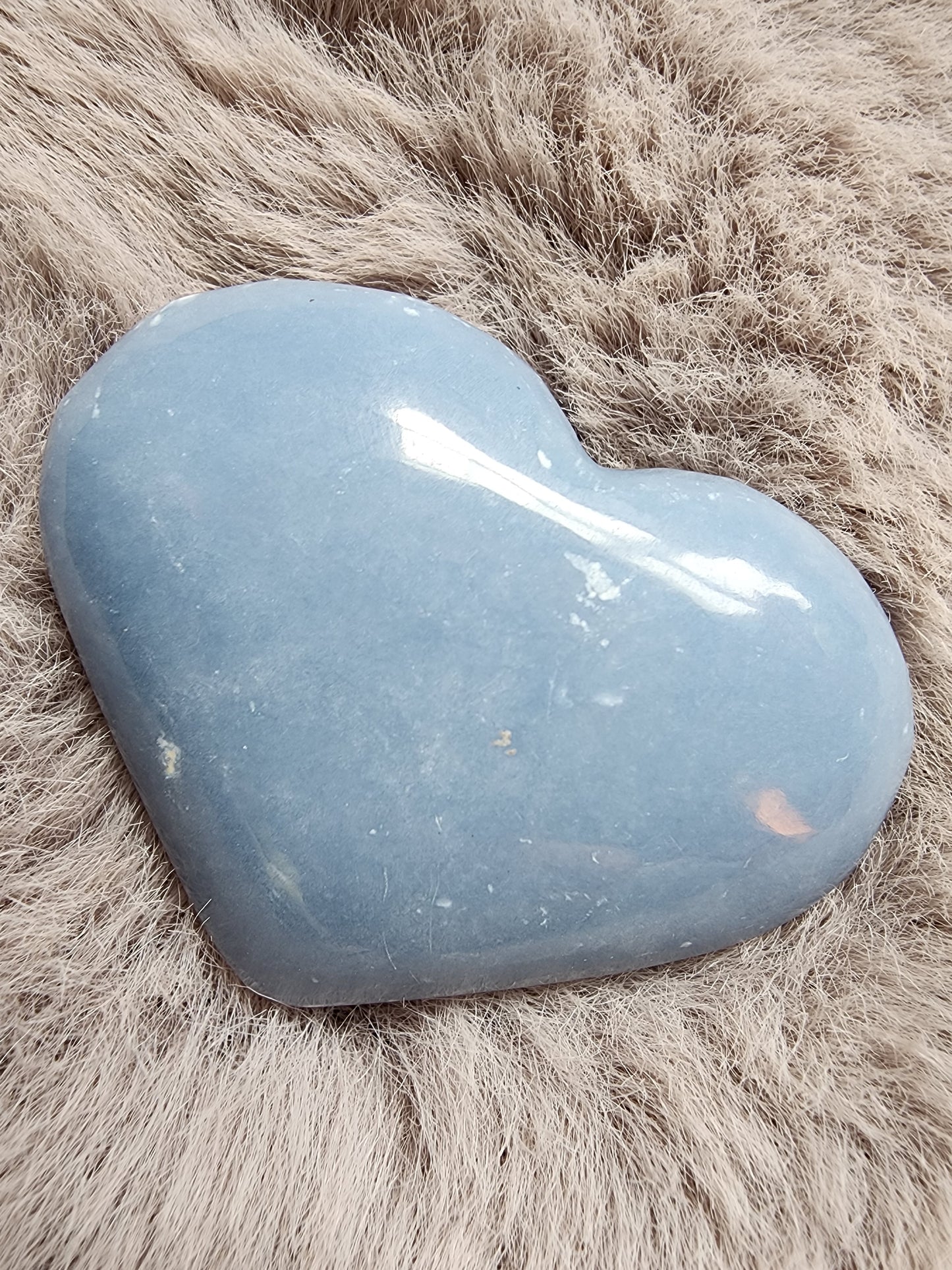 Angelite Heart