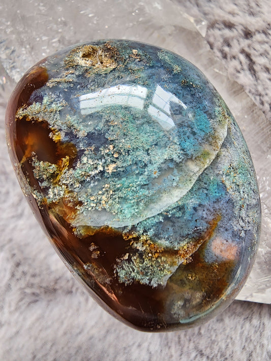 Moss Agate Palmstone