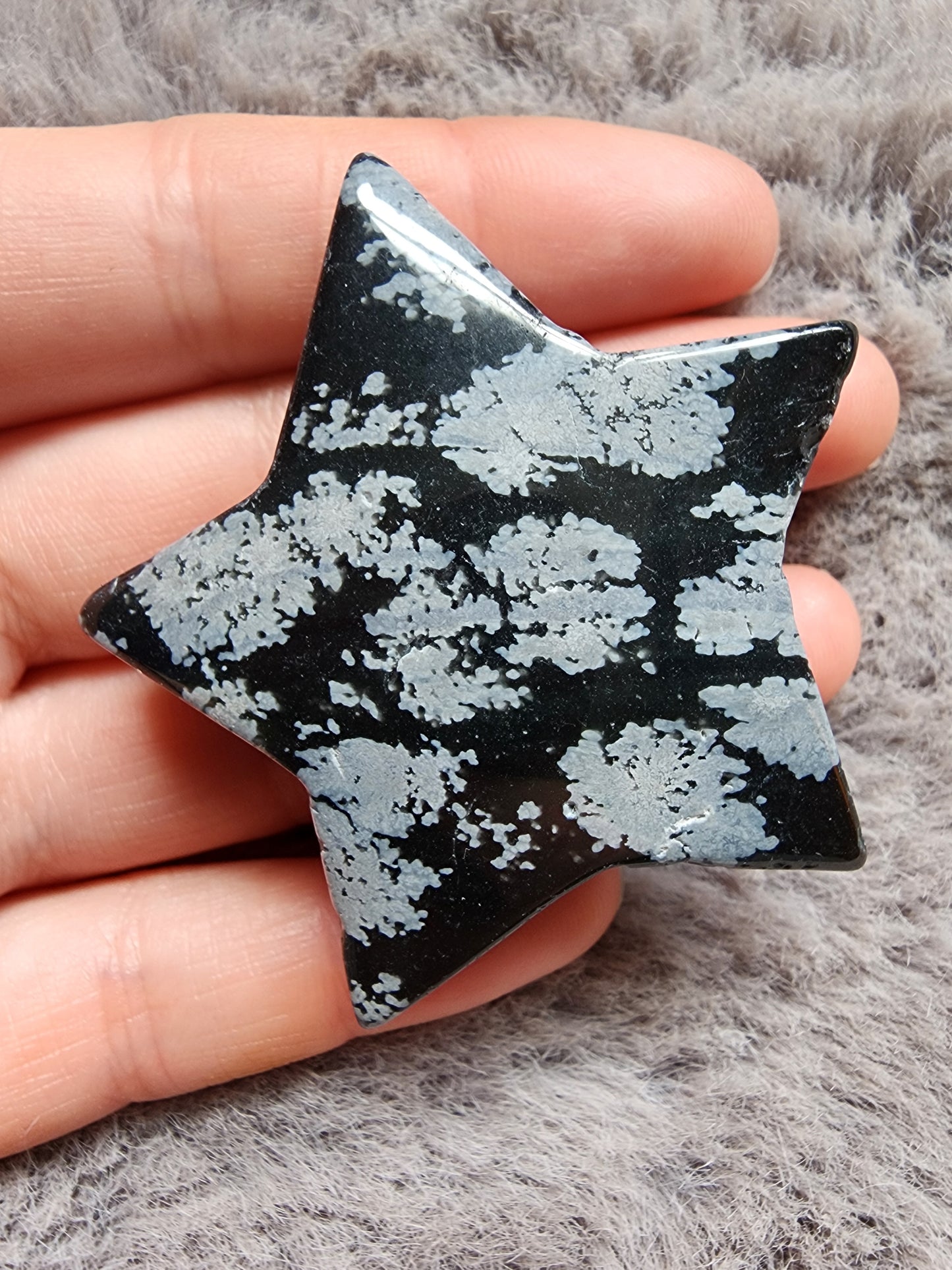 Snowflake Obsidian Star