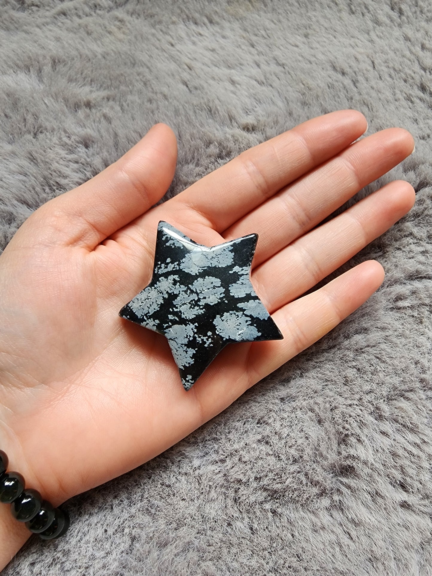 Snowflake Obsidian Star